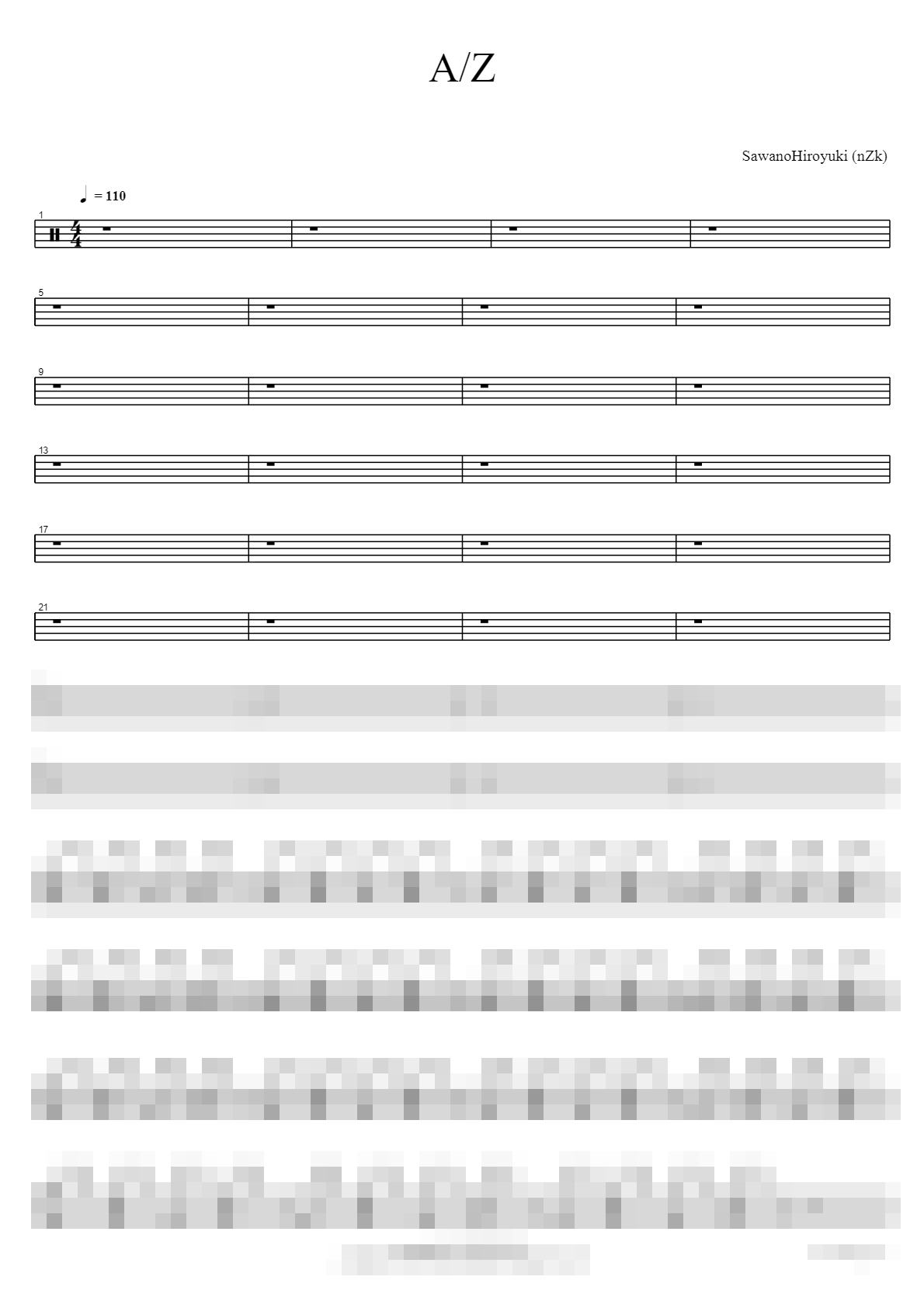 AZ Sheet Music Preview