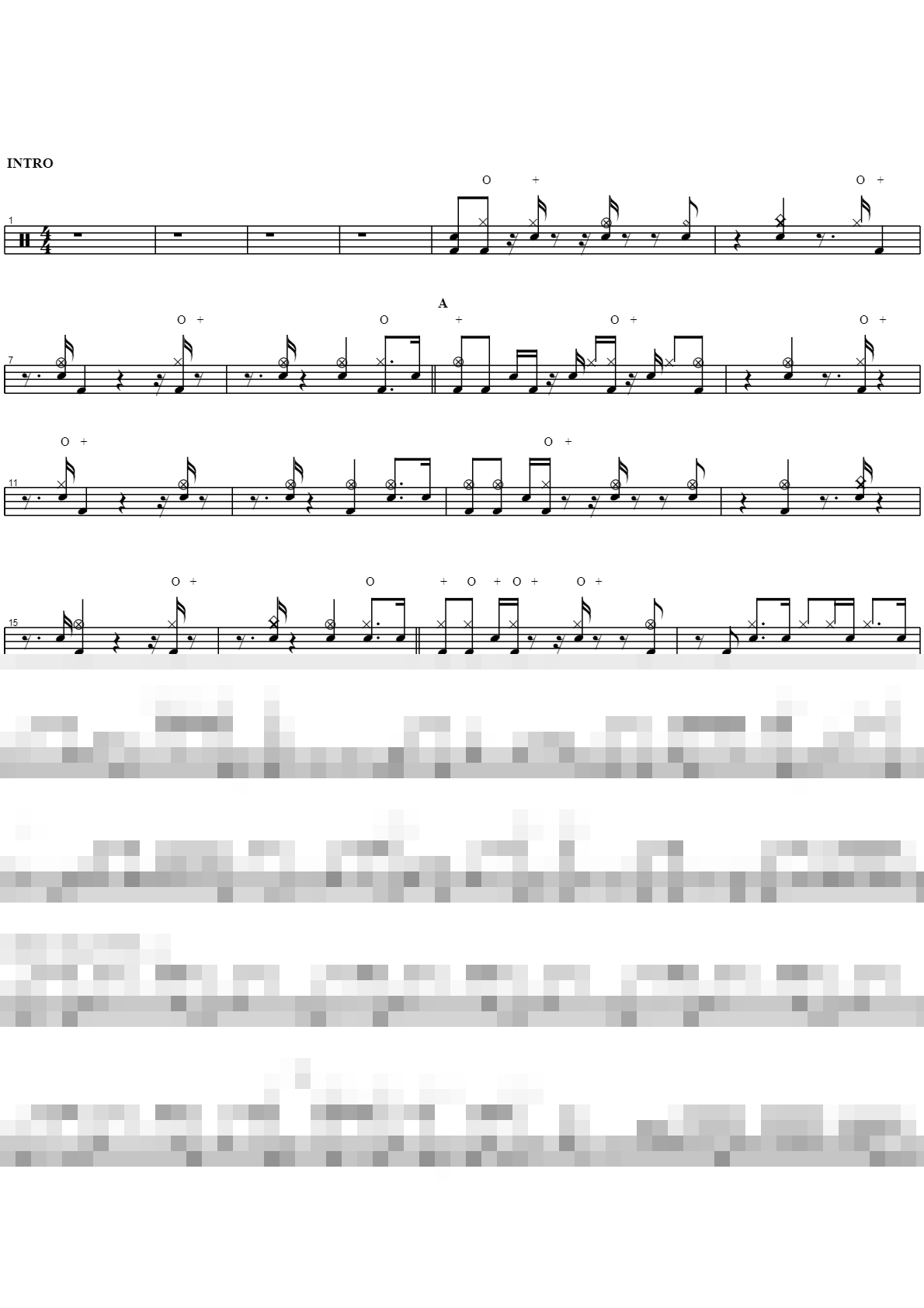 Chromatic blues Sheet Music Preview