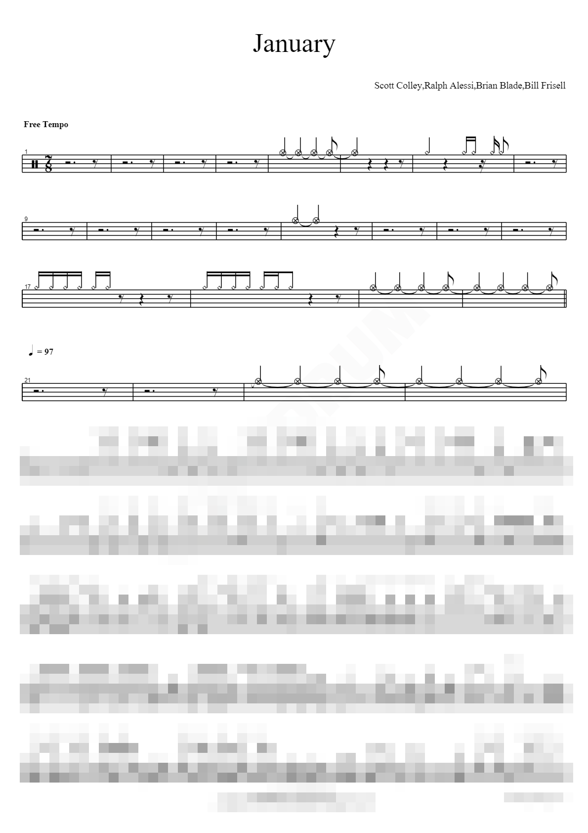 January Sheet Music Preview