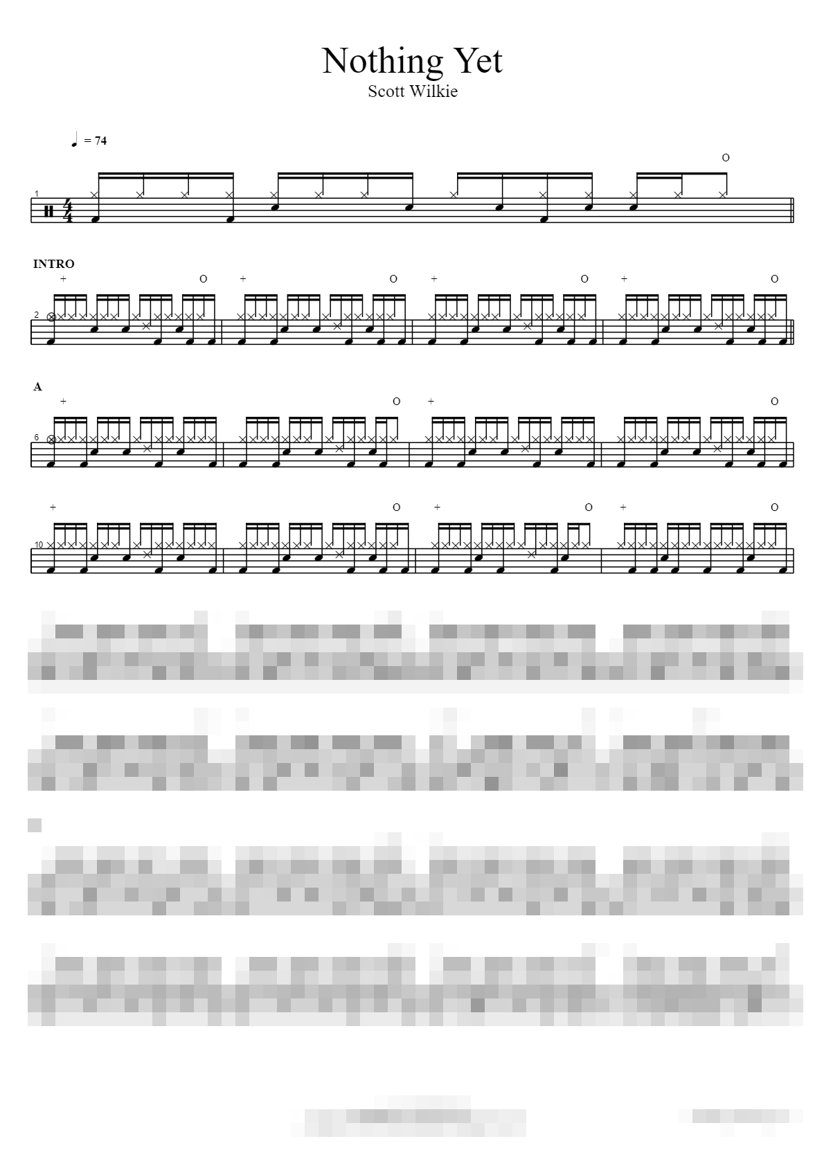 Nothing Yet Sheet Music Preview