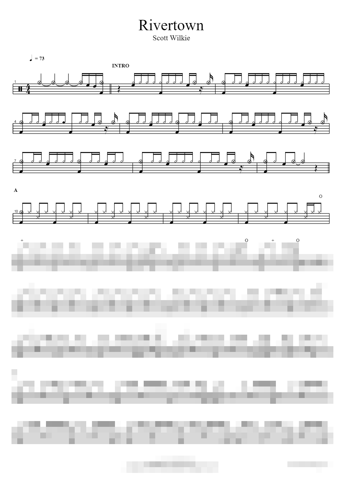 Rivertown Sheet Music Preview