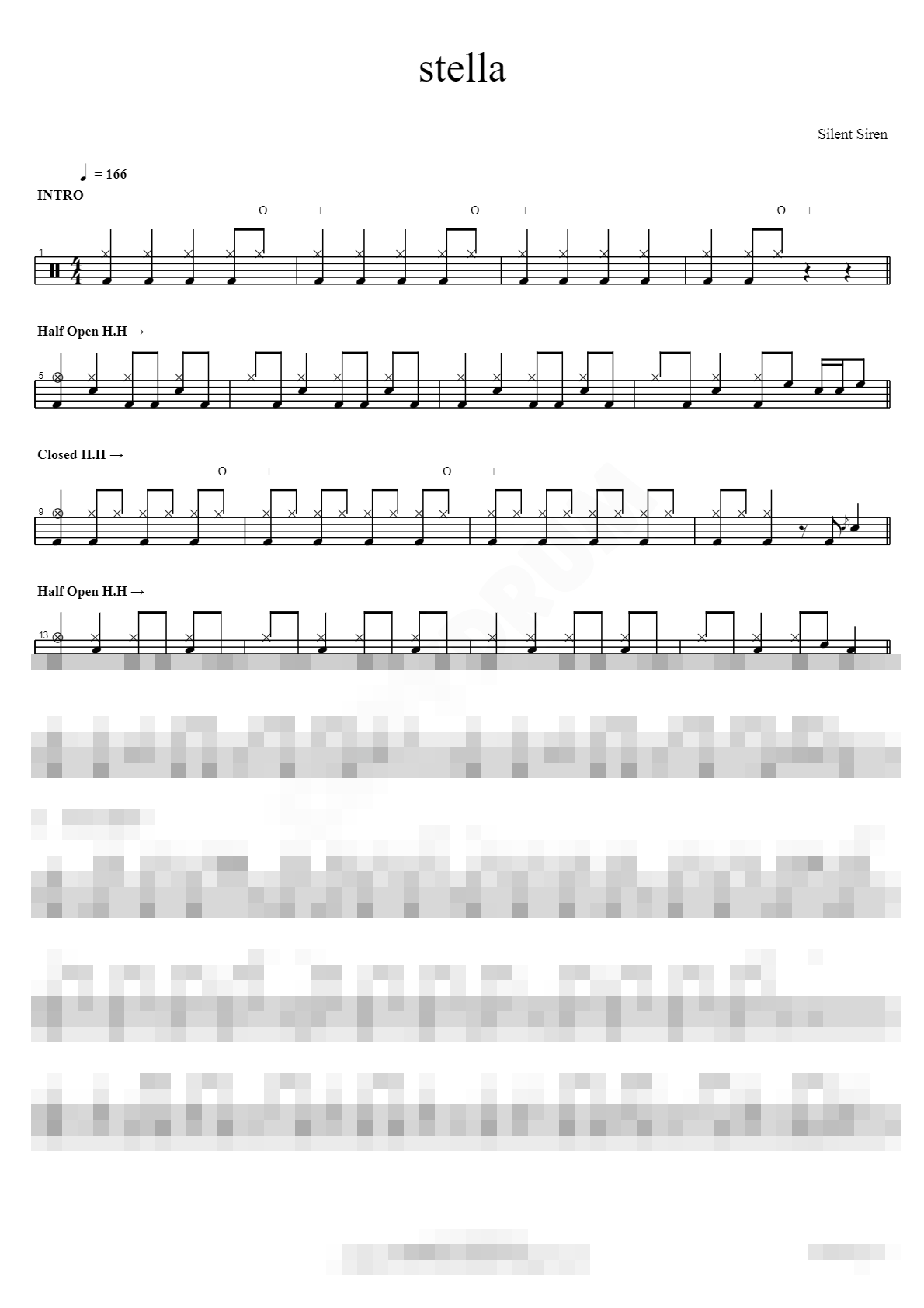 stella Sheet Music Preview