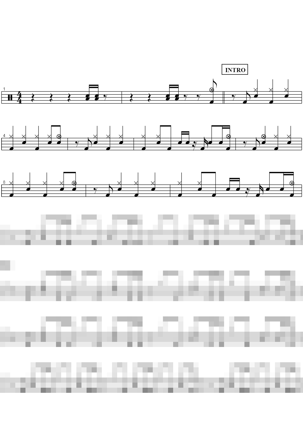 Youth Gone Wild Sheet Music Preview