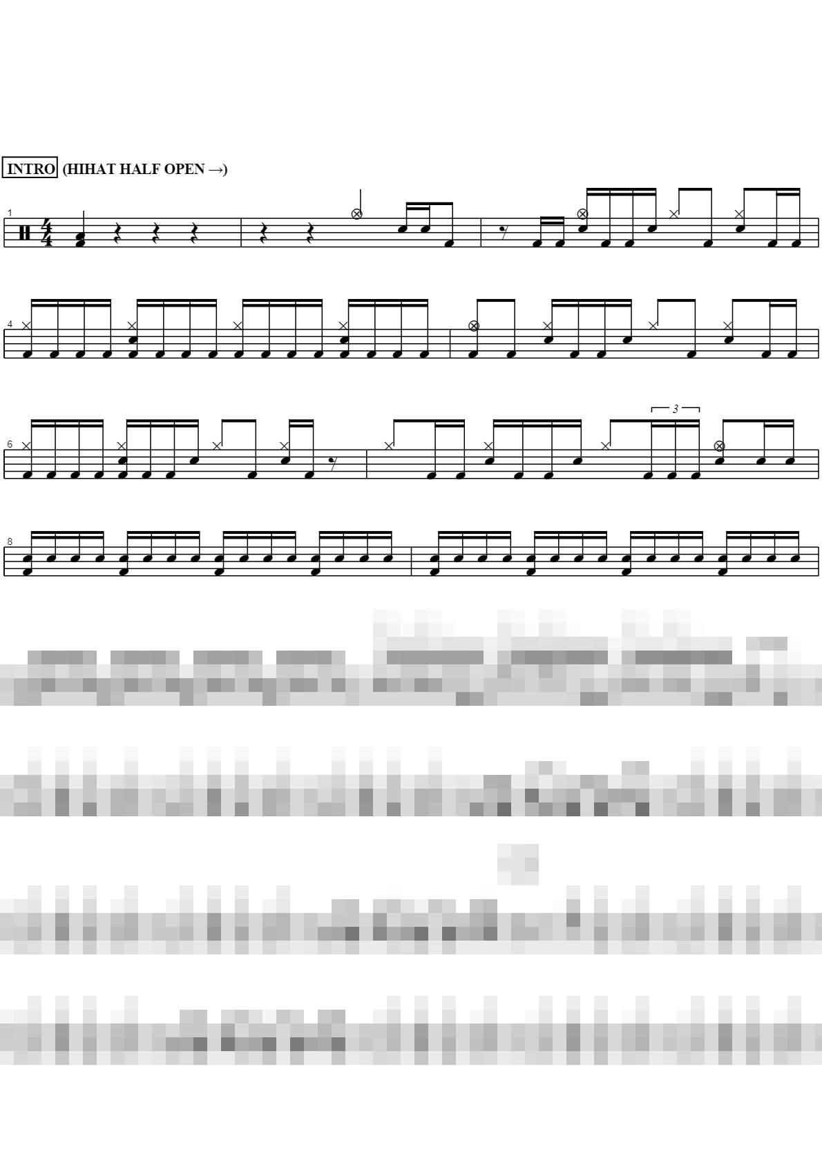 Psychosocial Sheet Music Preview