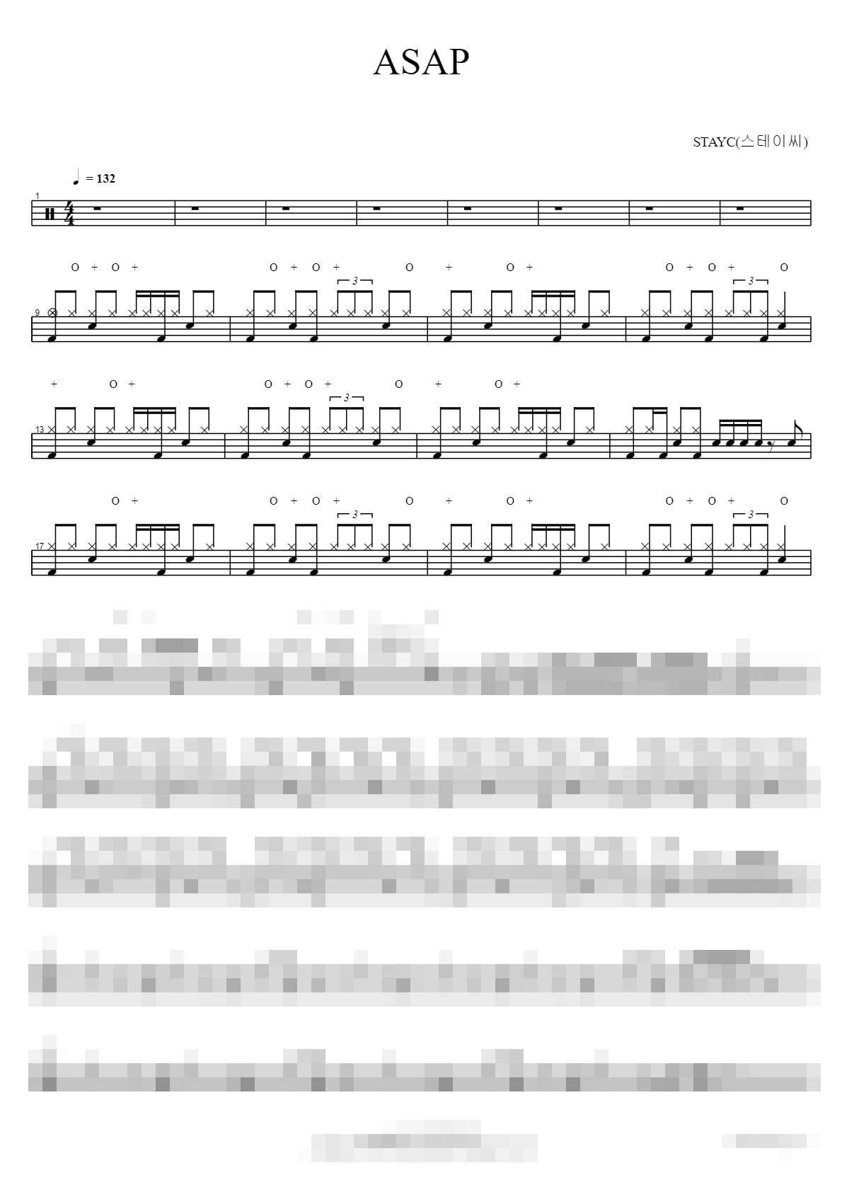 ASAP Sheet Music Preview