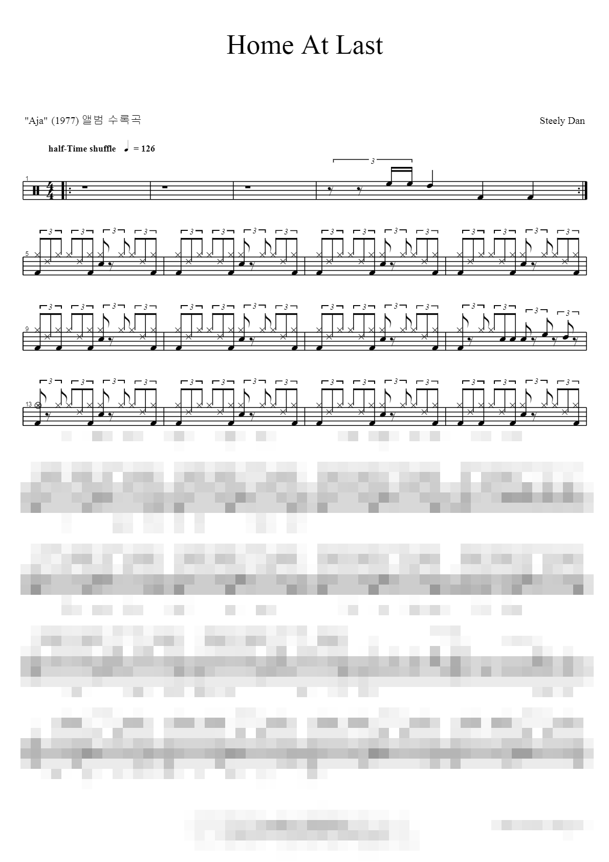 Home At Last Sheet Music Preview