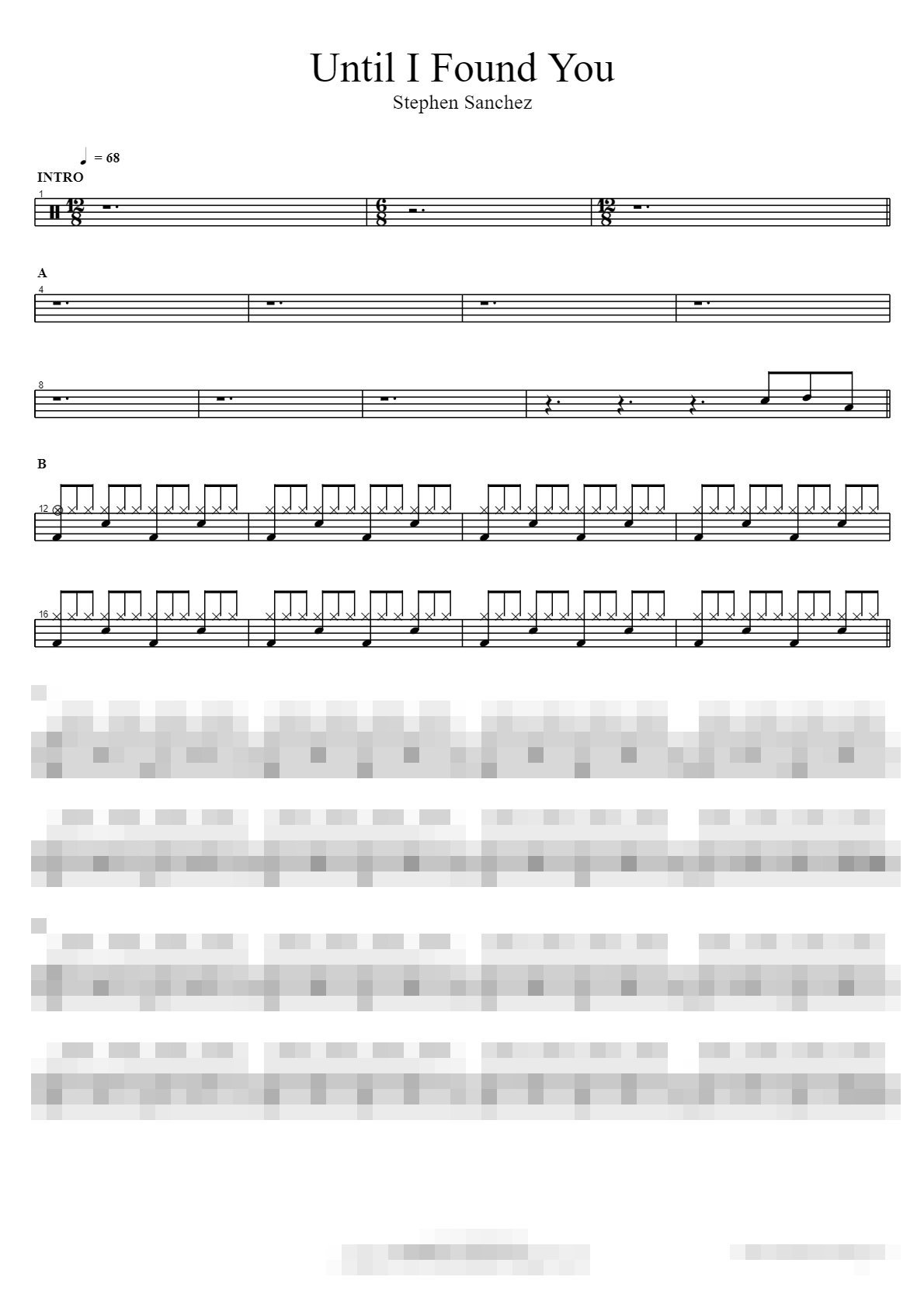 Until I Found You Sheet Music Preview