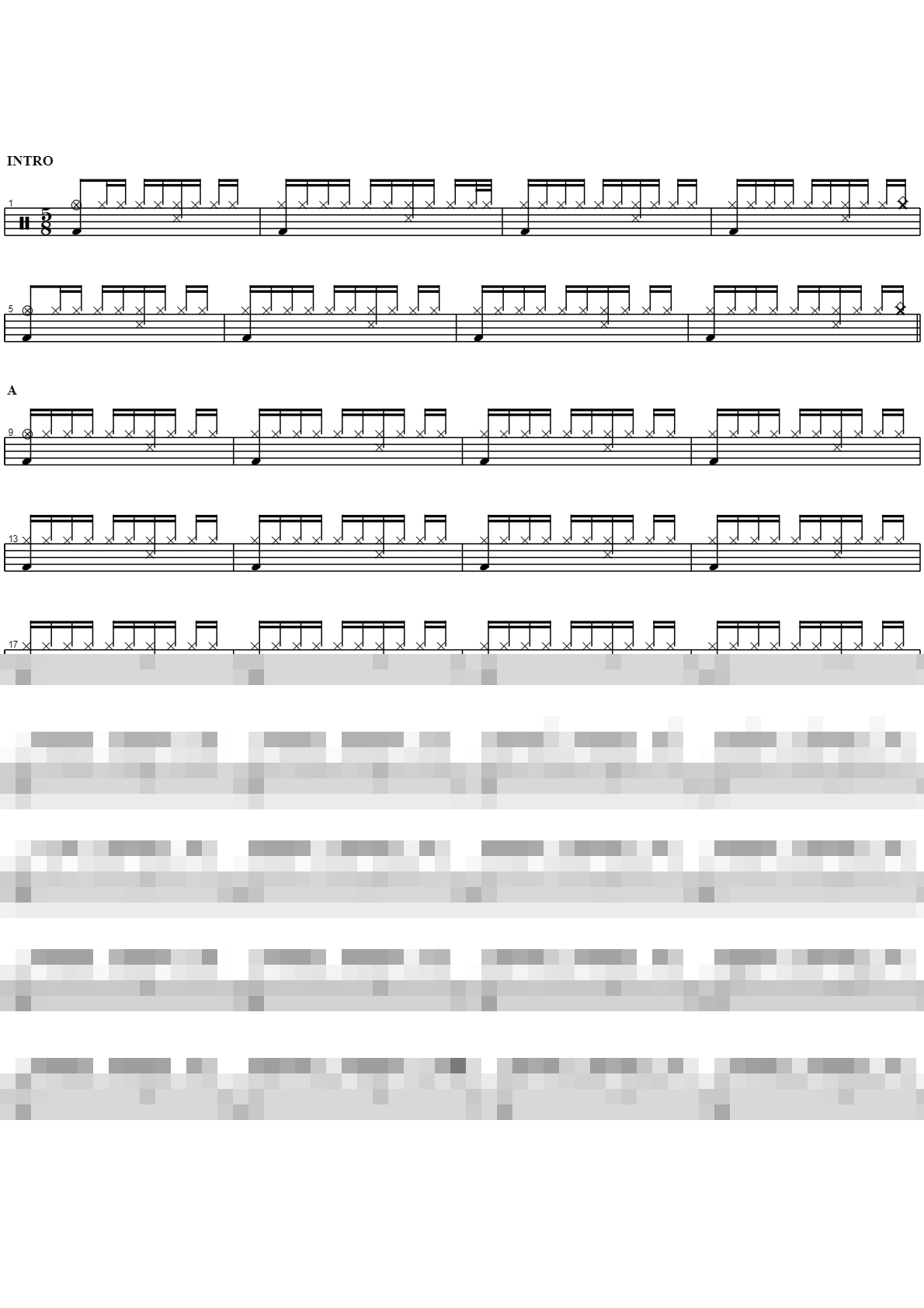 seven days Sheet Music Preview