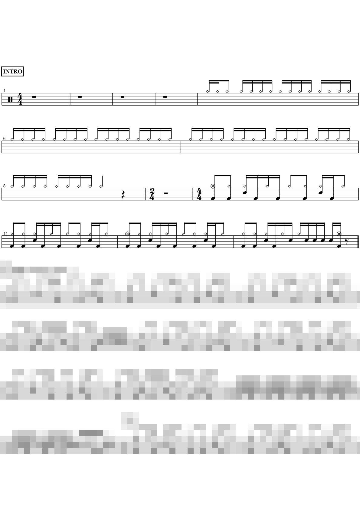 The Antidote Sheet Music Preview