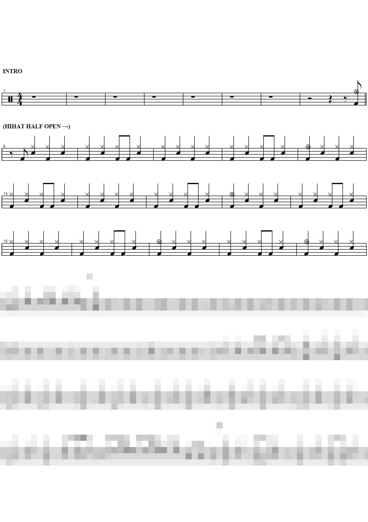 Dragons Sheet Music Preview