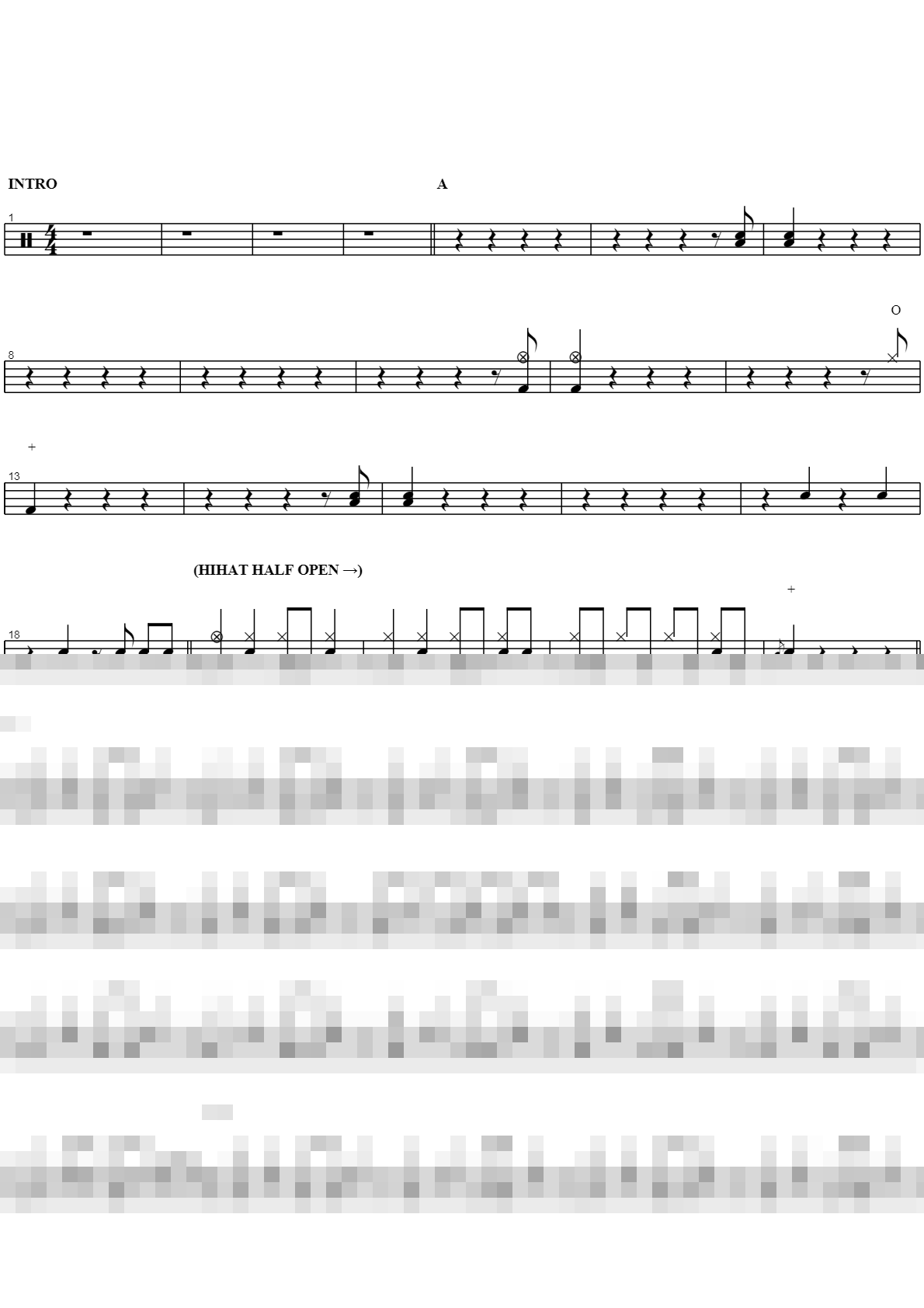 Paradise Sheet Music Preview