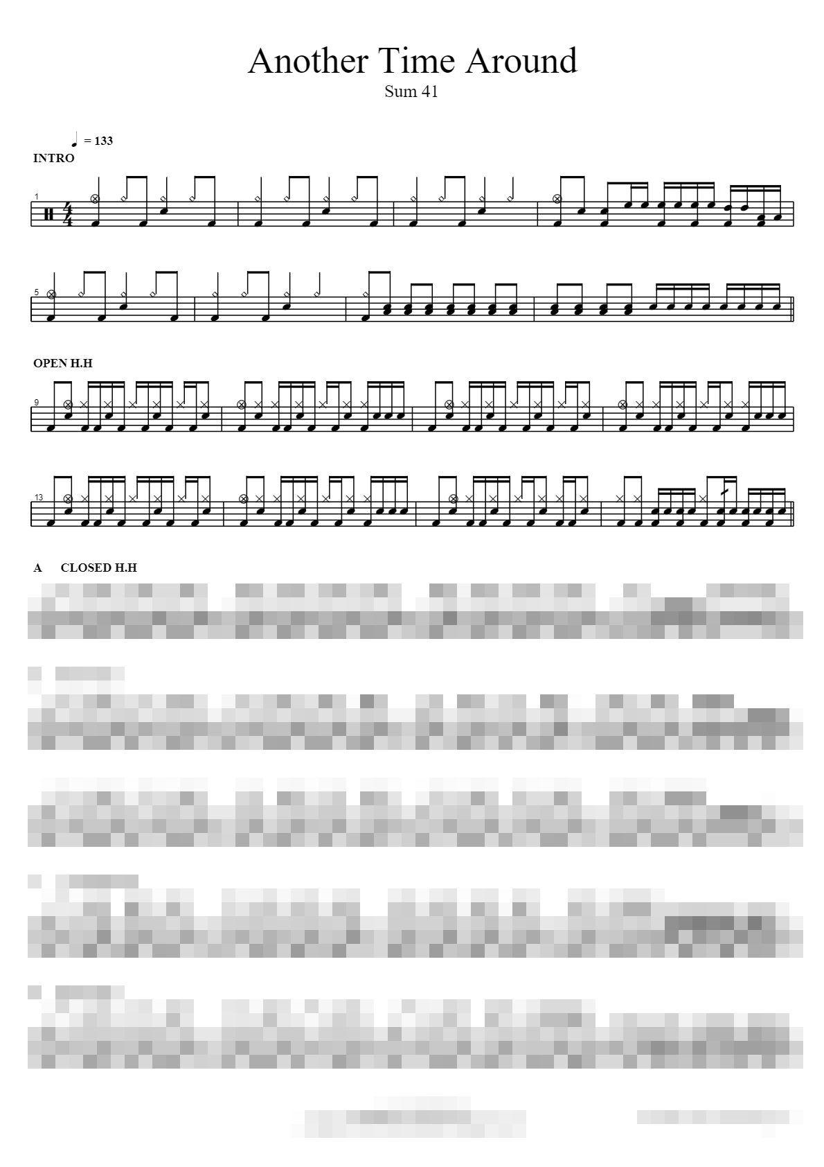 Another Time Around Sheet Music Preview