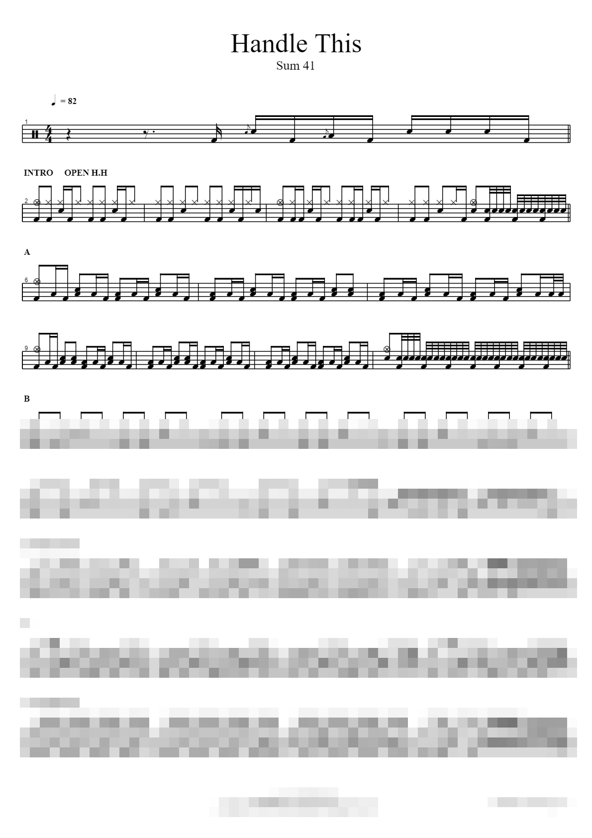 Handle This Sheet Music Preview