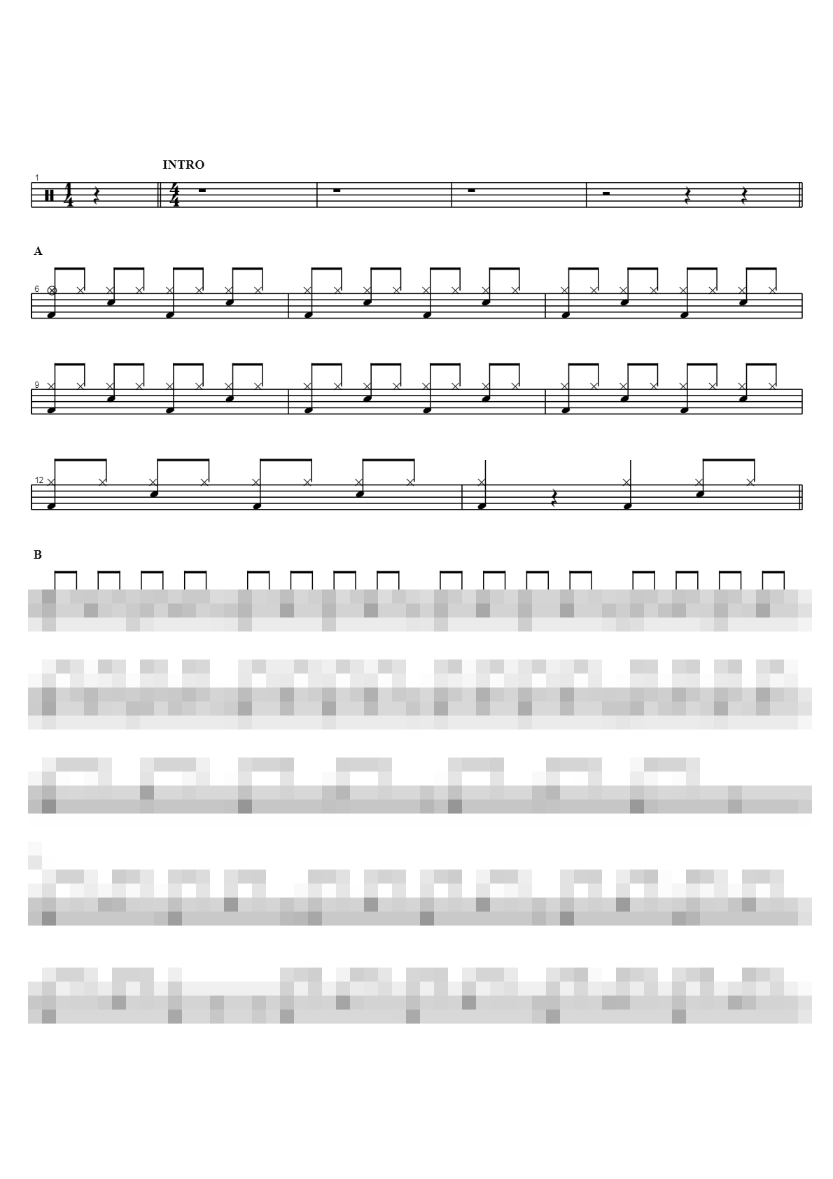 Dont Push Me Sheet Music Preview
