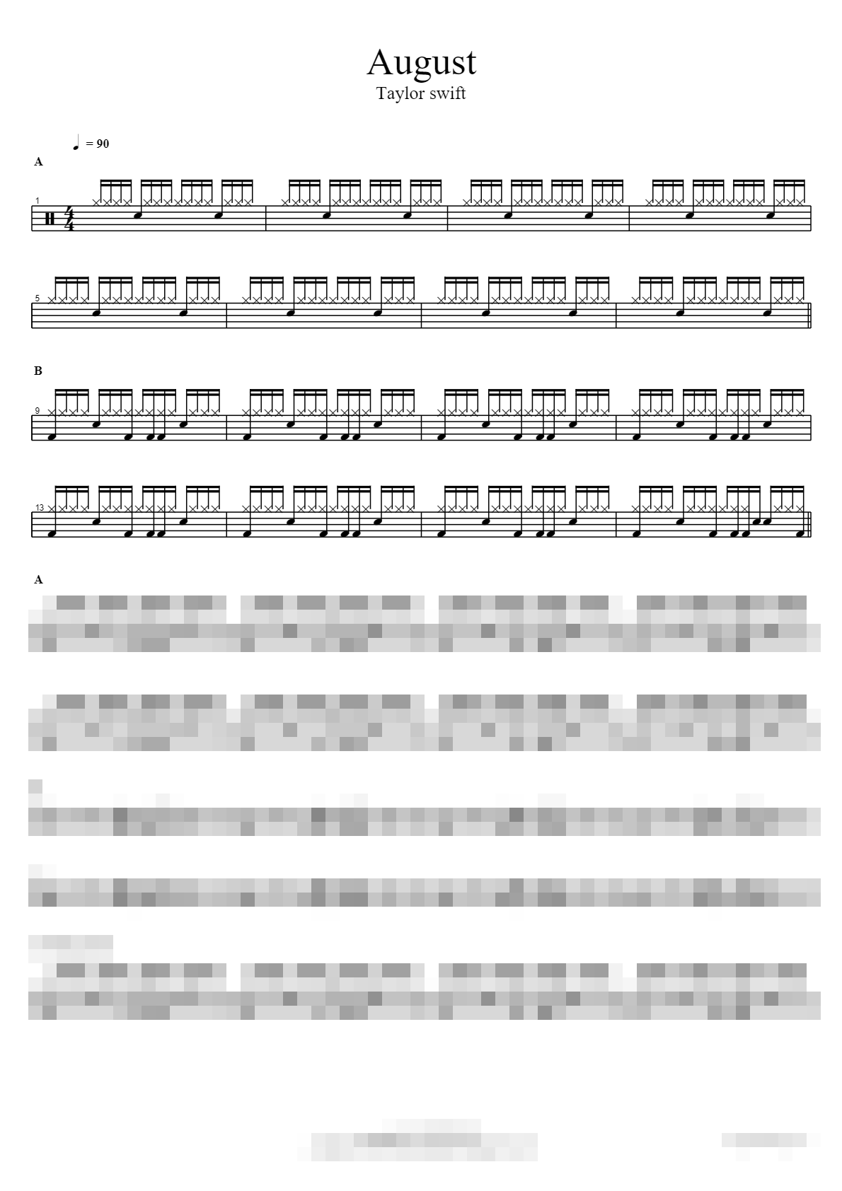 August Sheet Music Preview