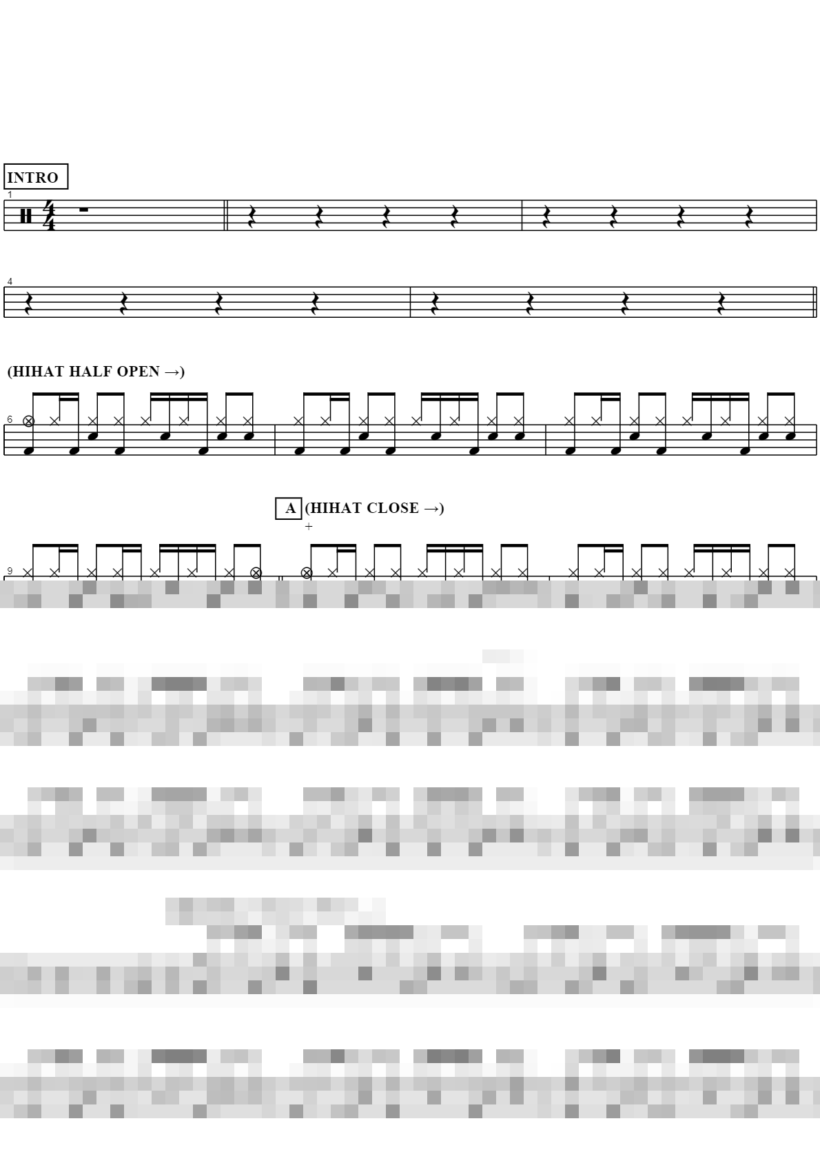 Eyes Open Sheet Music Preview