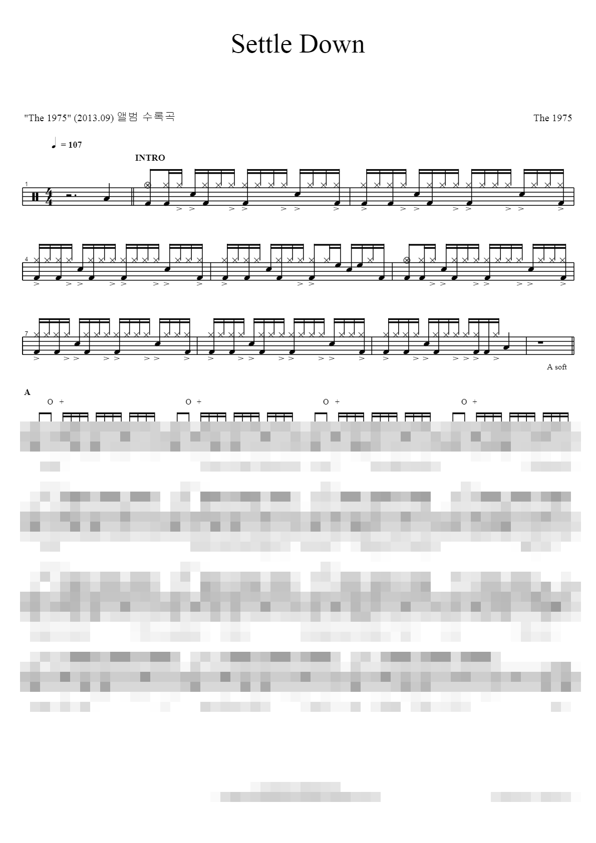 Settle Down Sheet Music Preview