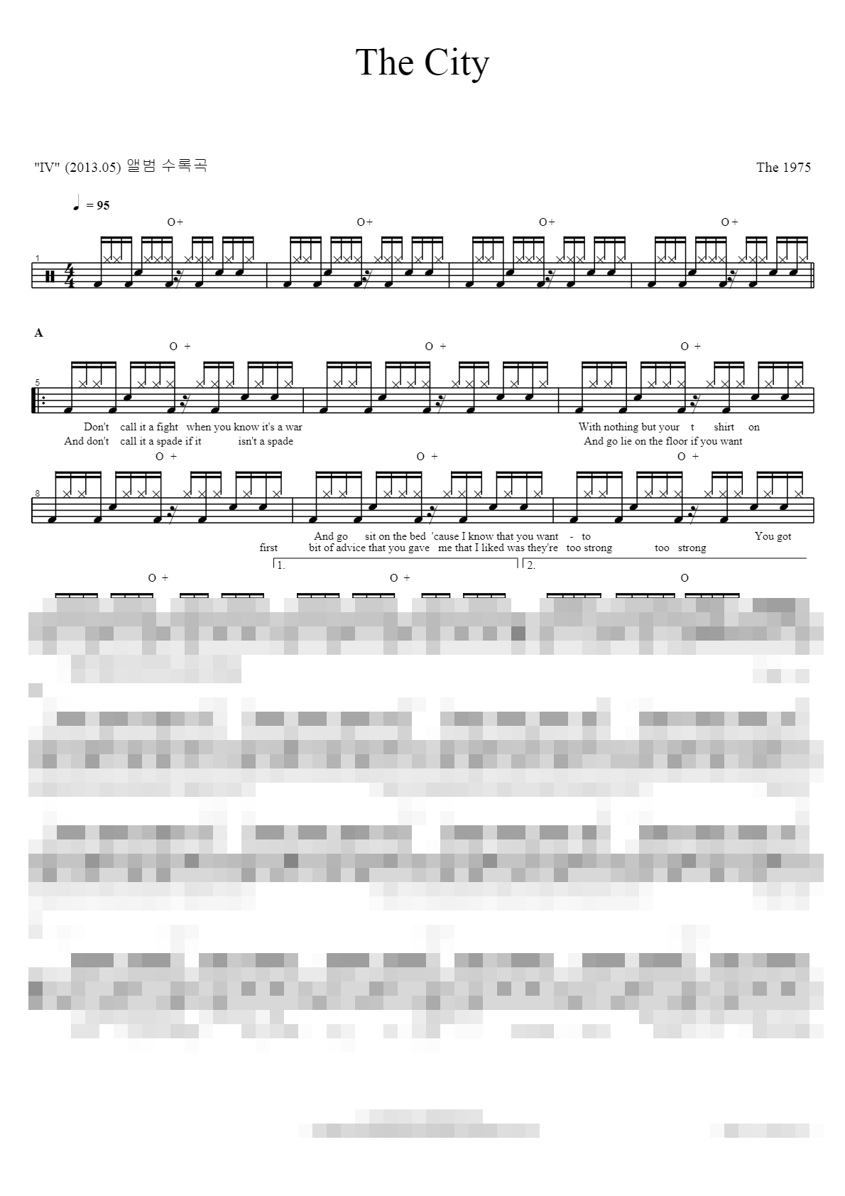 The City Sheet Music Preview