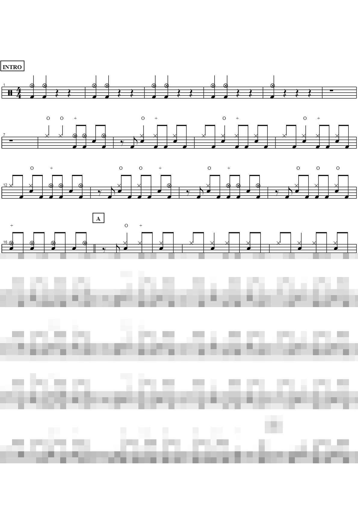 Fight Sheet Music Preview