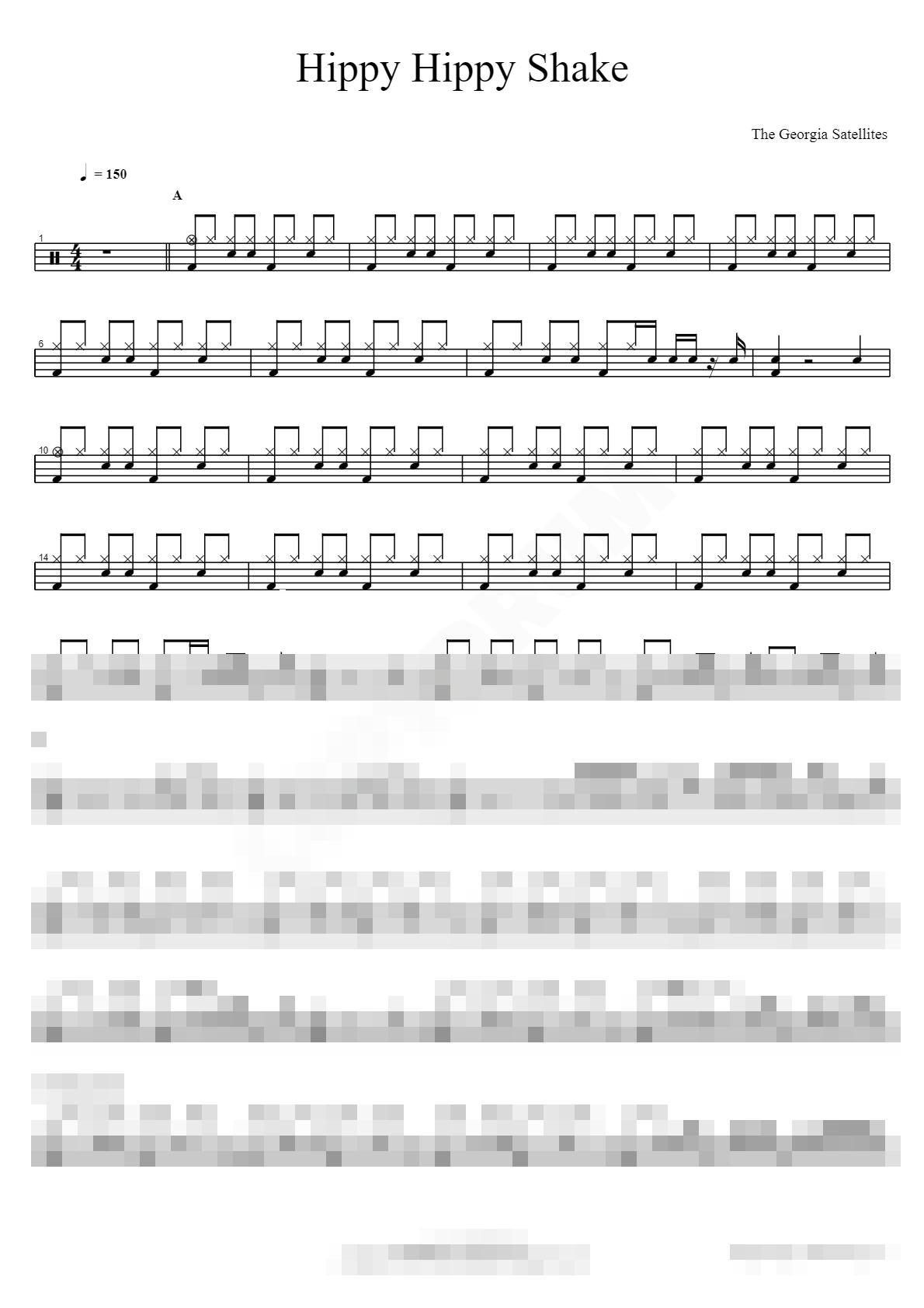 Hippy Hippy Shake Sheet Music Preview