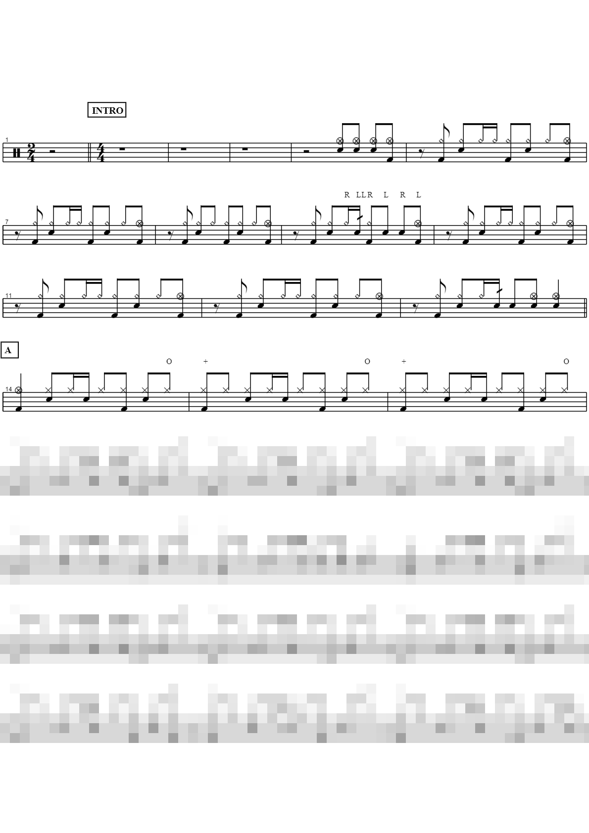 Fall For Anything Sheet Music Preview