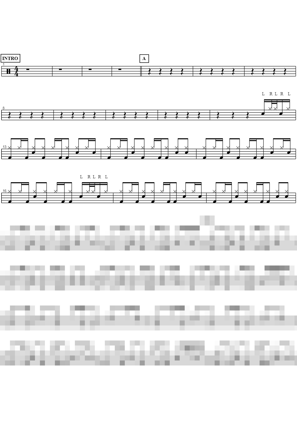 Nothing (Album ver ) Sheet Music Preview