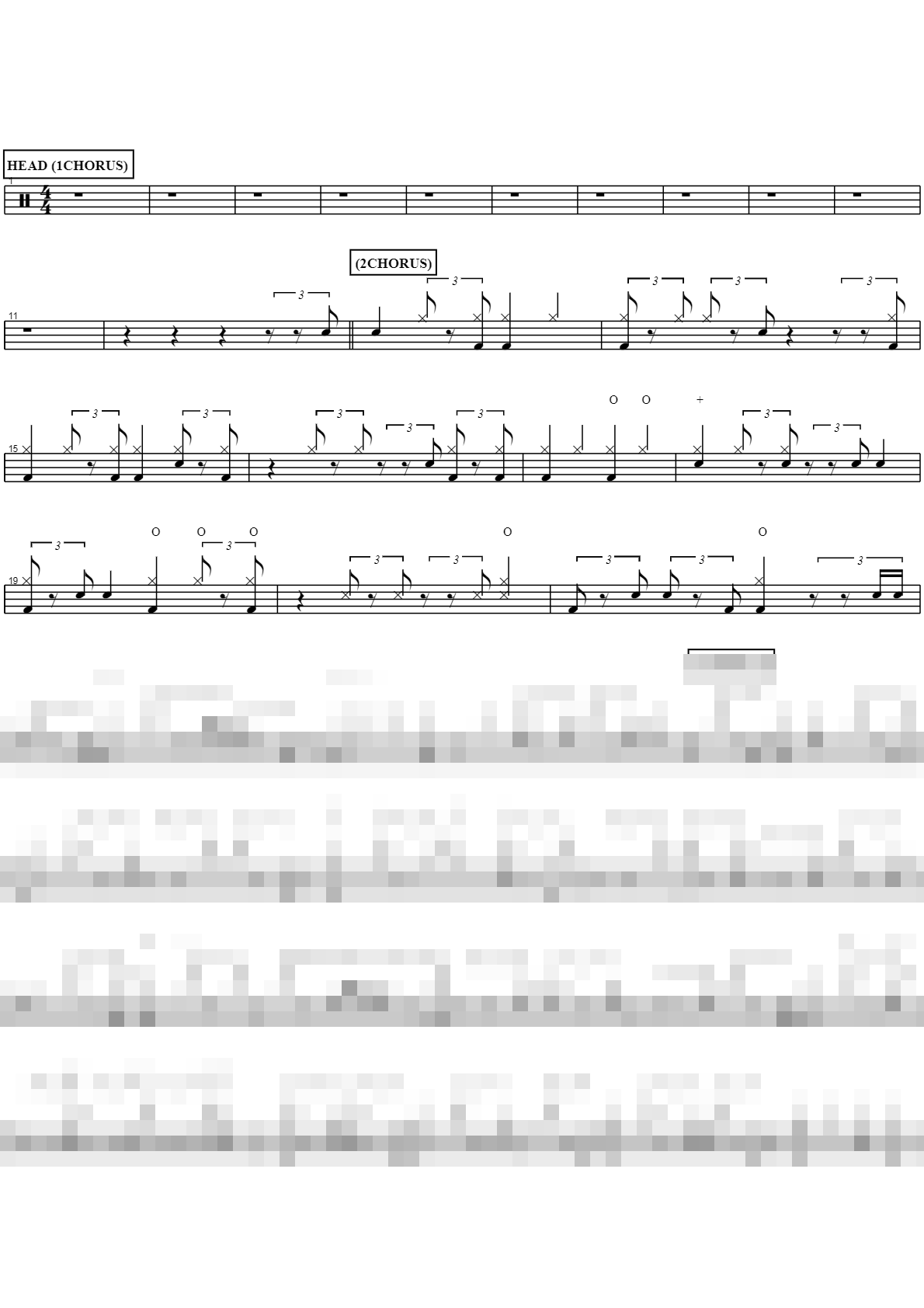 Blue Bolivar Blues Sheet Music Preview