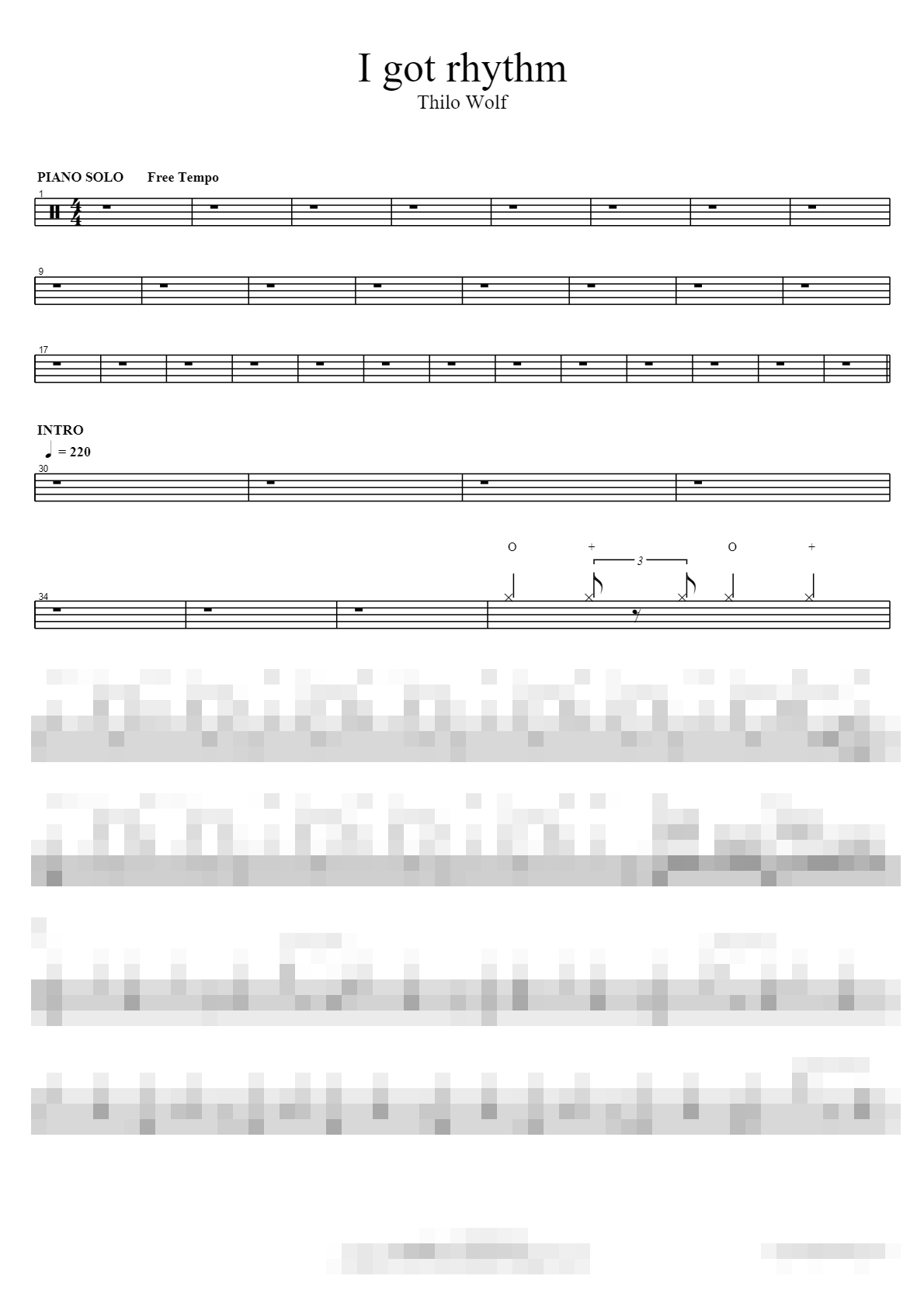 I got rhythm Sheet Music Preview