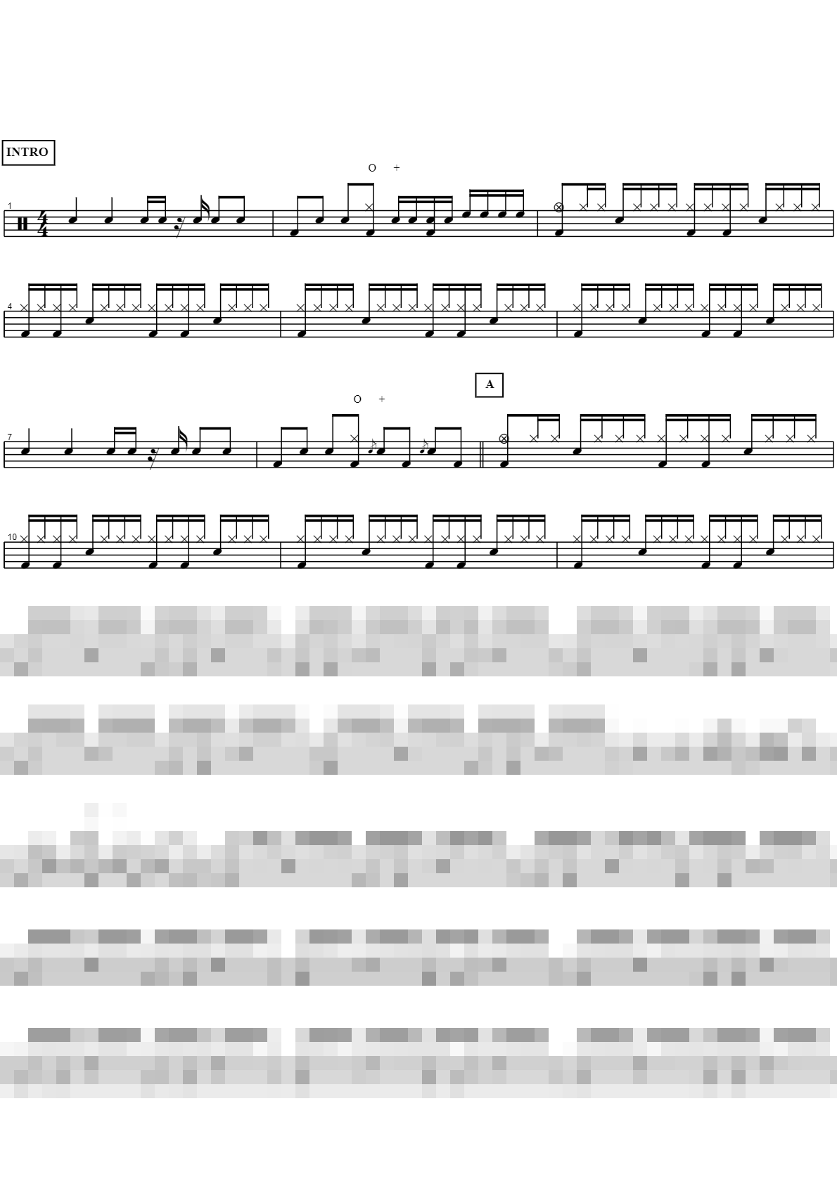 Keep on running Sheet Music Preview
