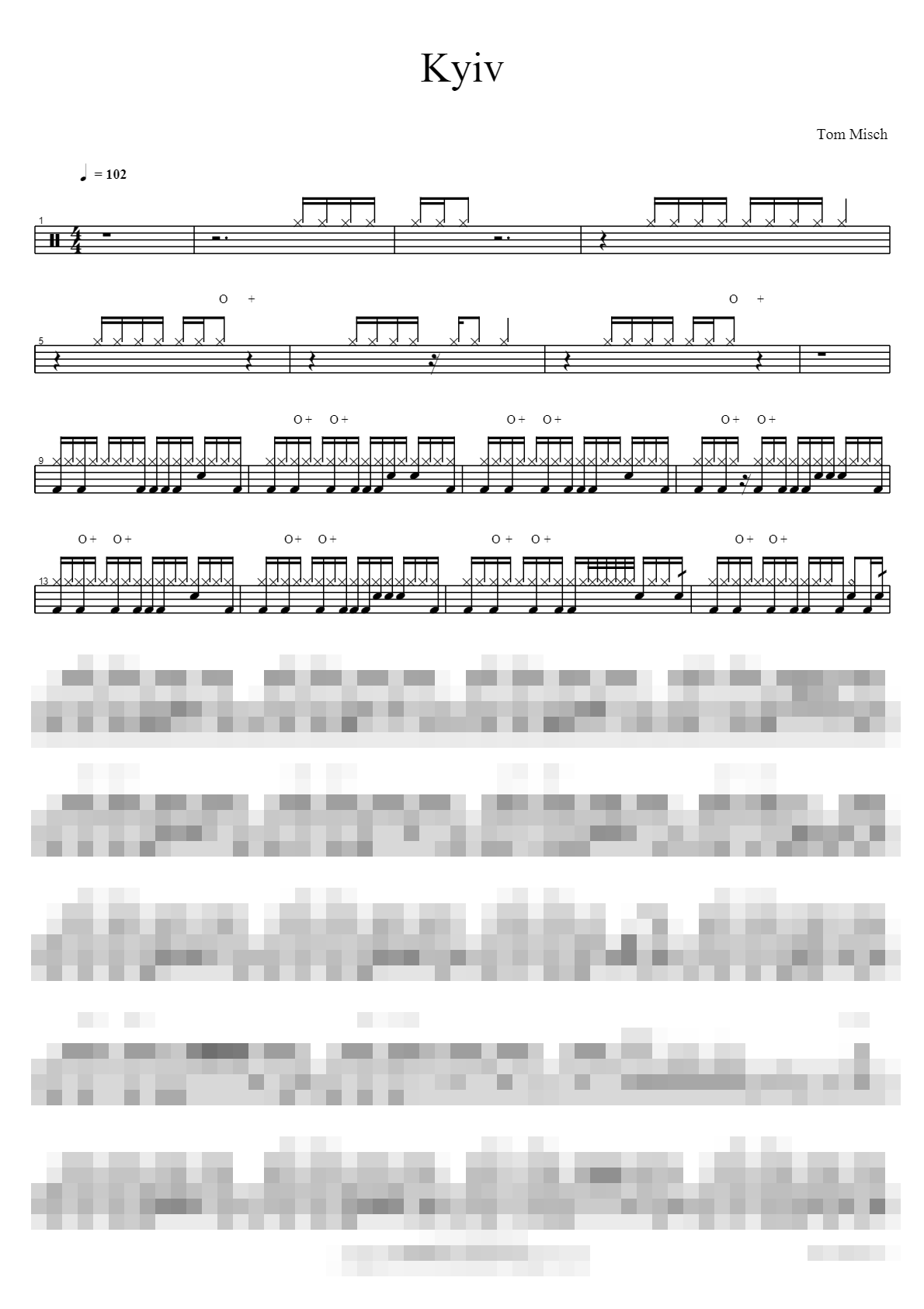 Kyiv Sheet Music Preview