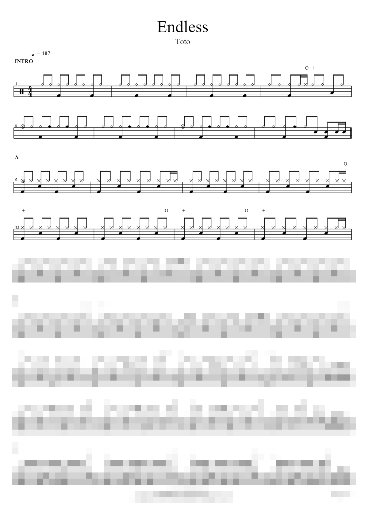 Endless Sheet Music Preview