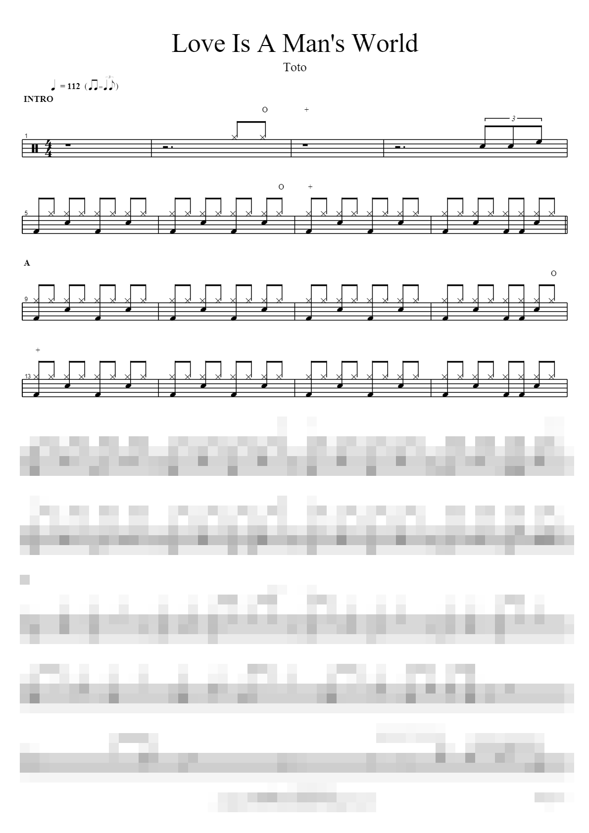 Love Is A Man's World Sheet Music Preview