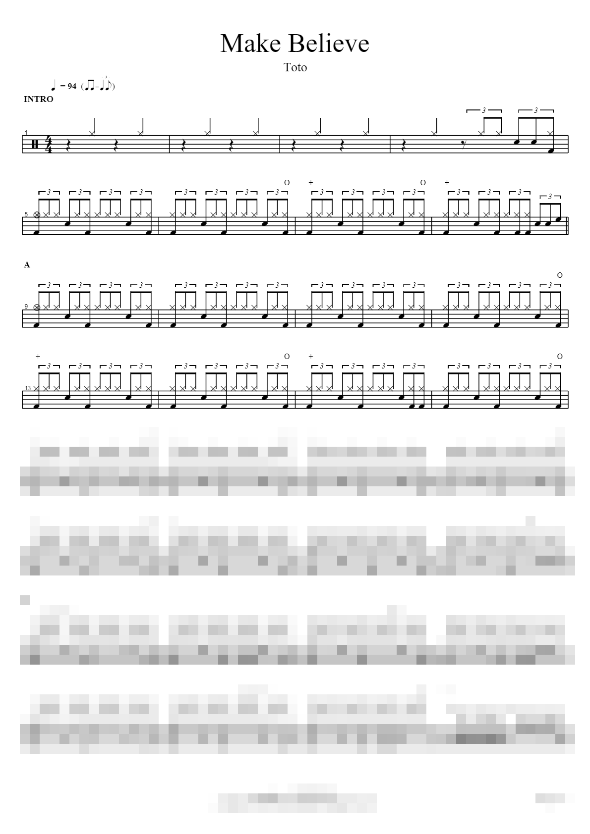 Make Believe Sheet Music Preview