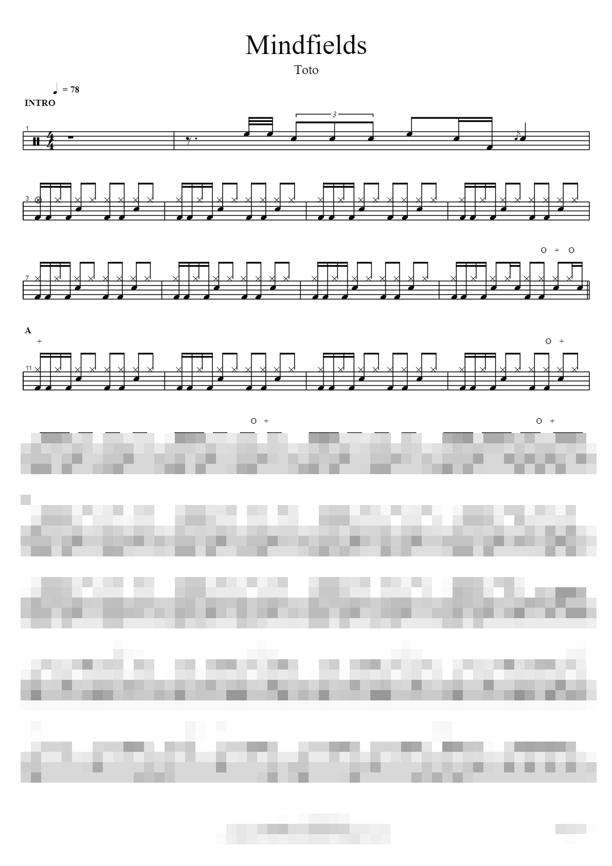 Mindfields Sheet Music Preview