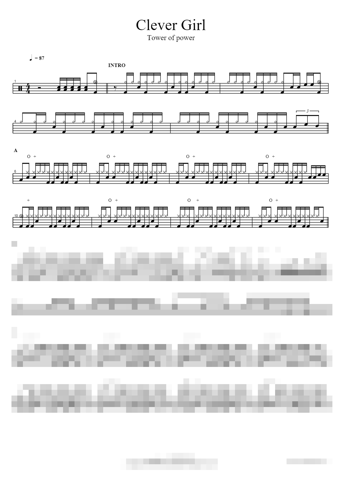 Clever Girl Sheet Music Preview