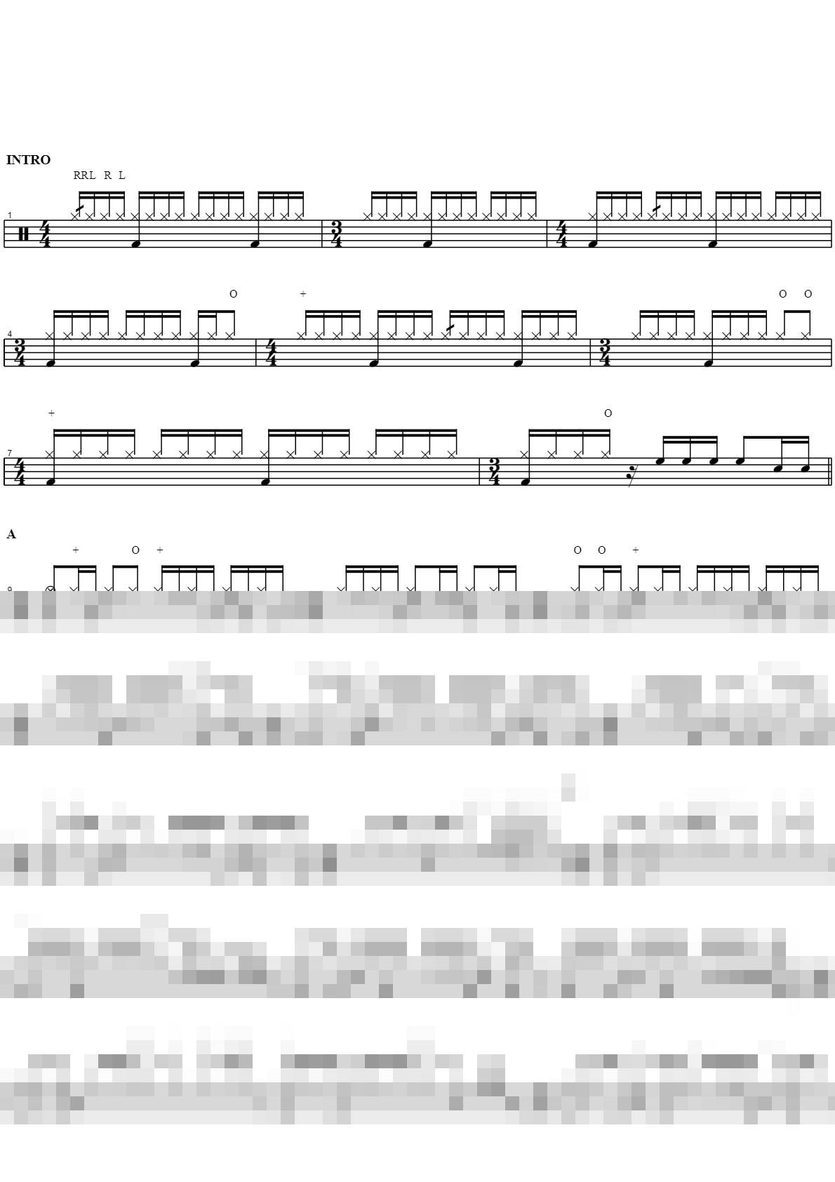 one glass eye Sheet Music Preview