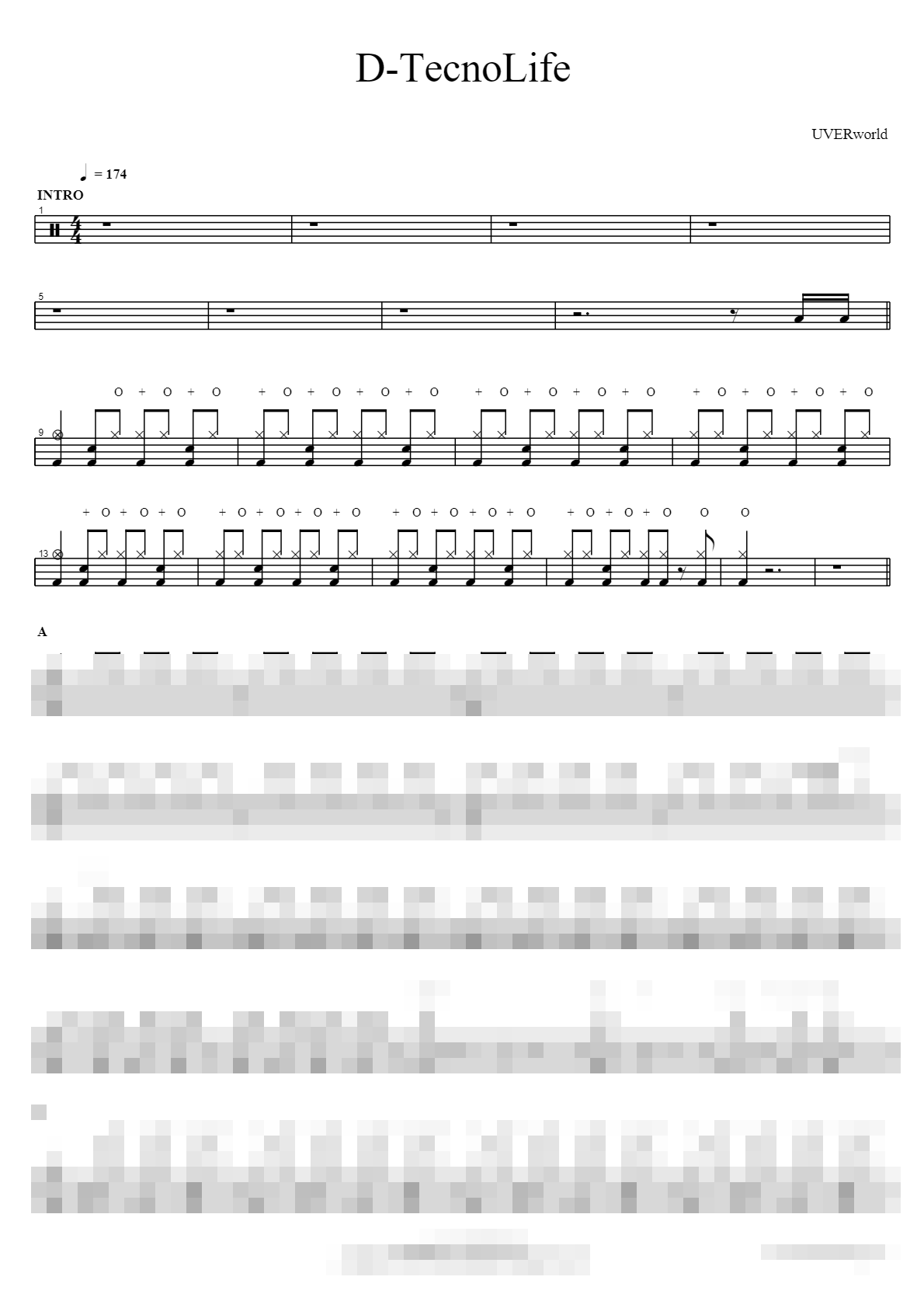TecnoLife Sheet Music Preview