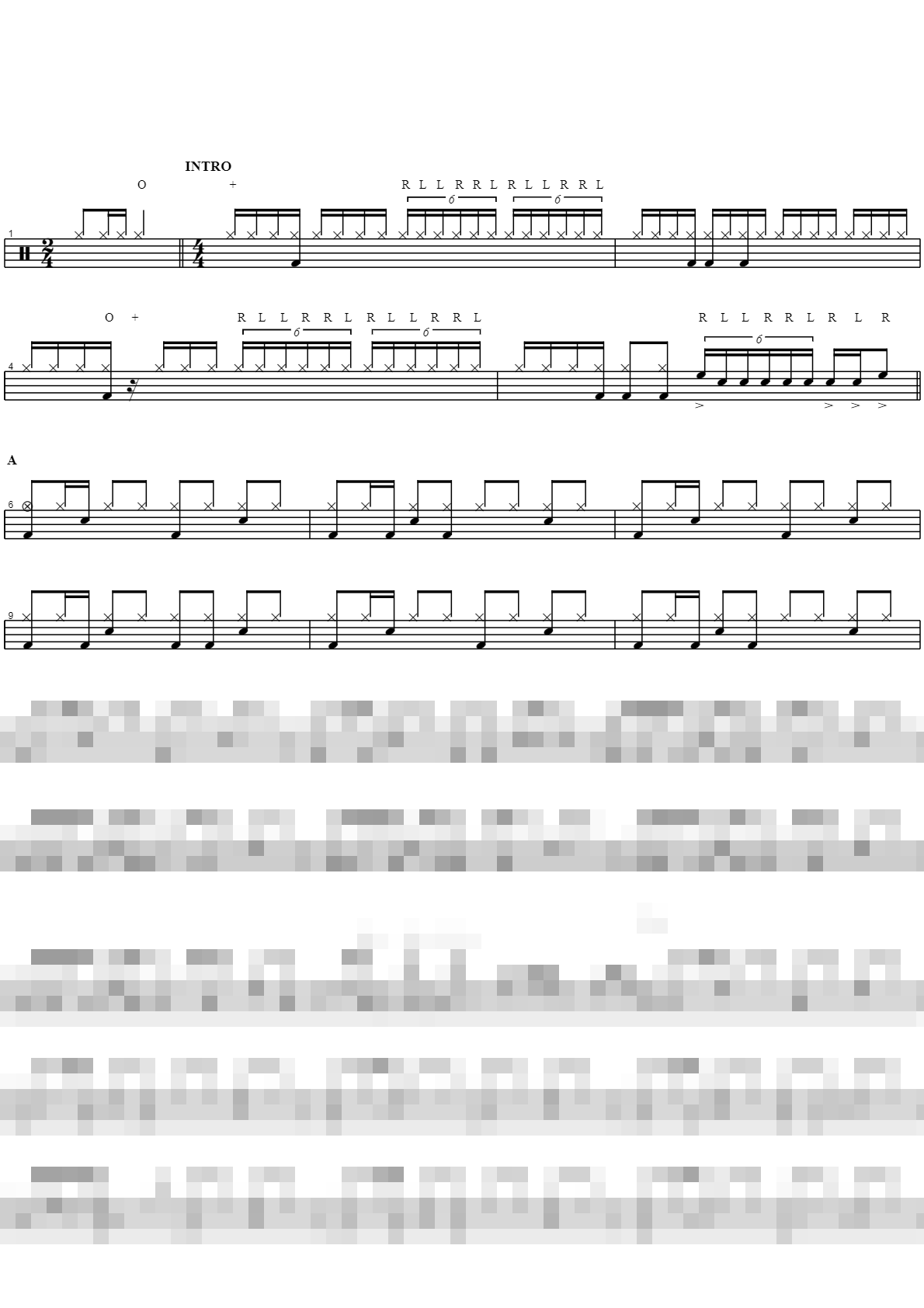 hands up Sheet Music Preview