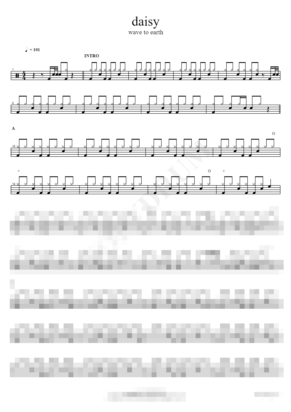 daisy Sheet Music Preview