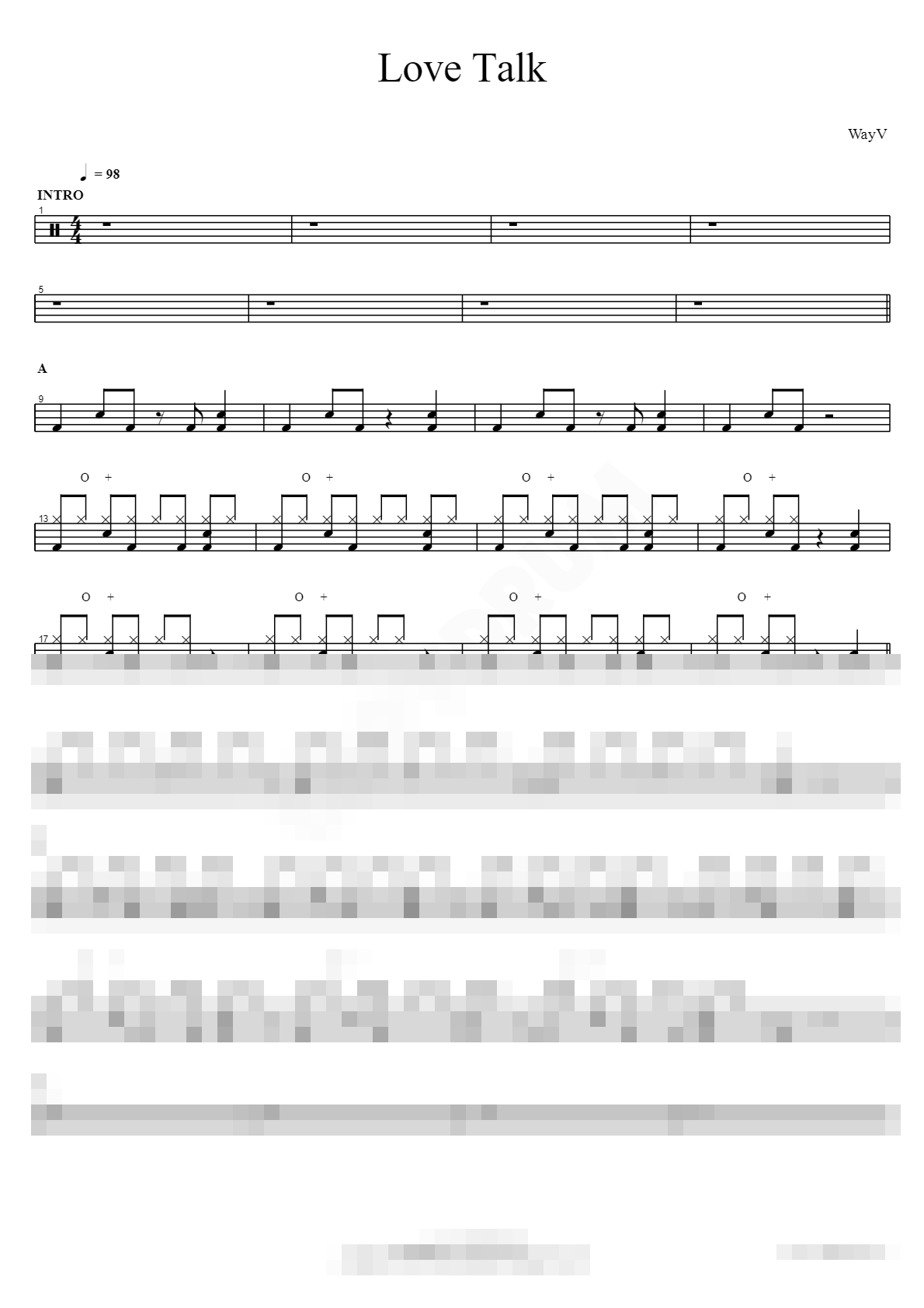 Love Talk Sheet Music Preview