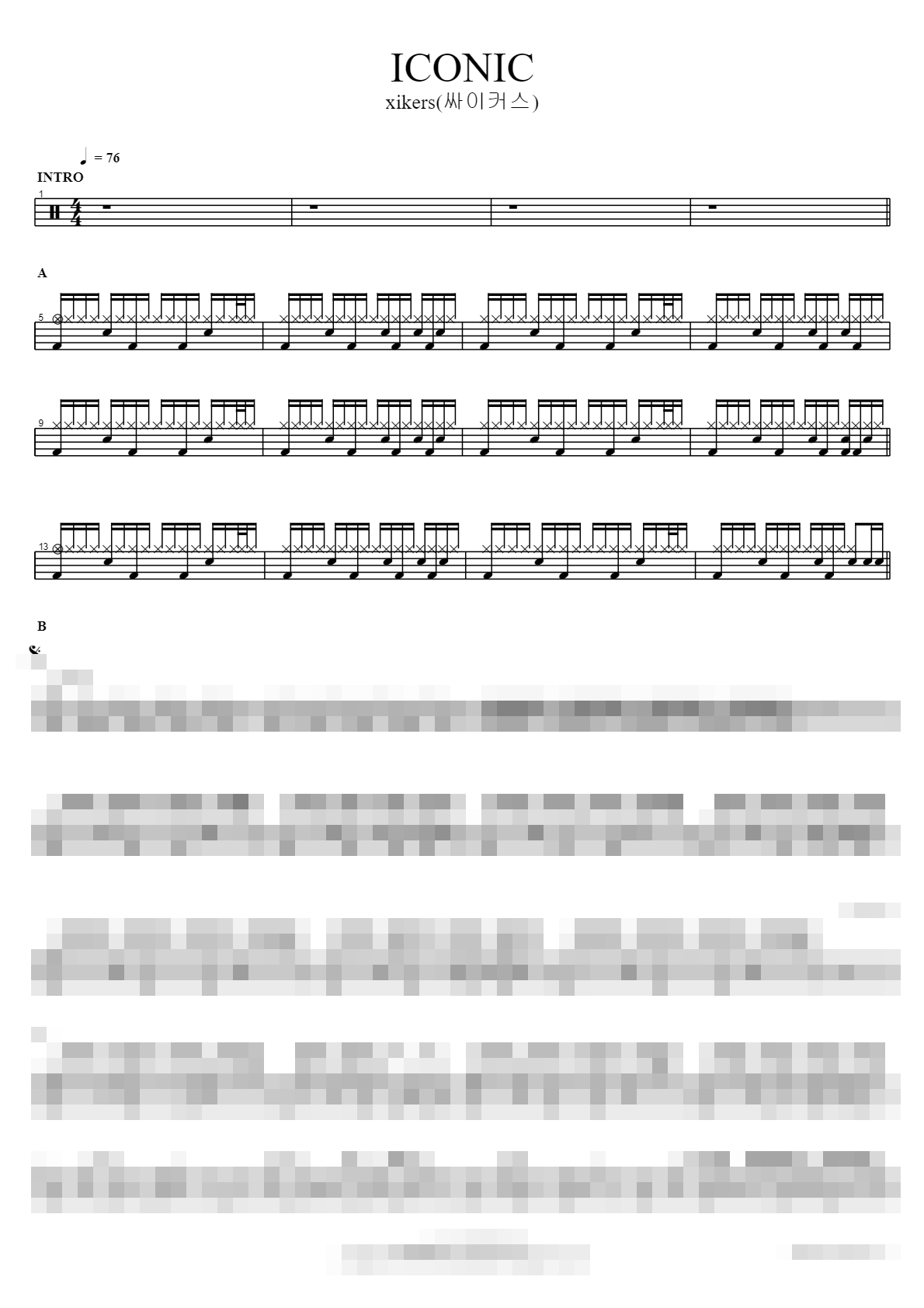 ICONIC Sheet Music Preview