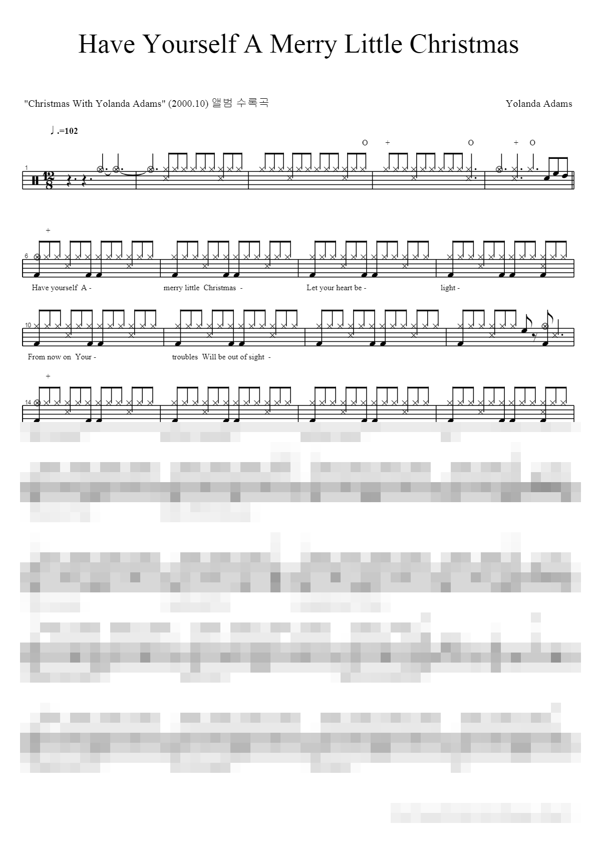 Have Yourself A Merry Little Christmas Sheet Music Preview