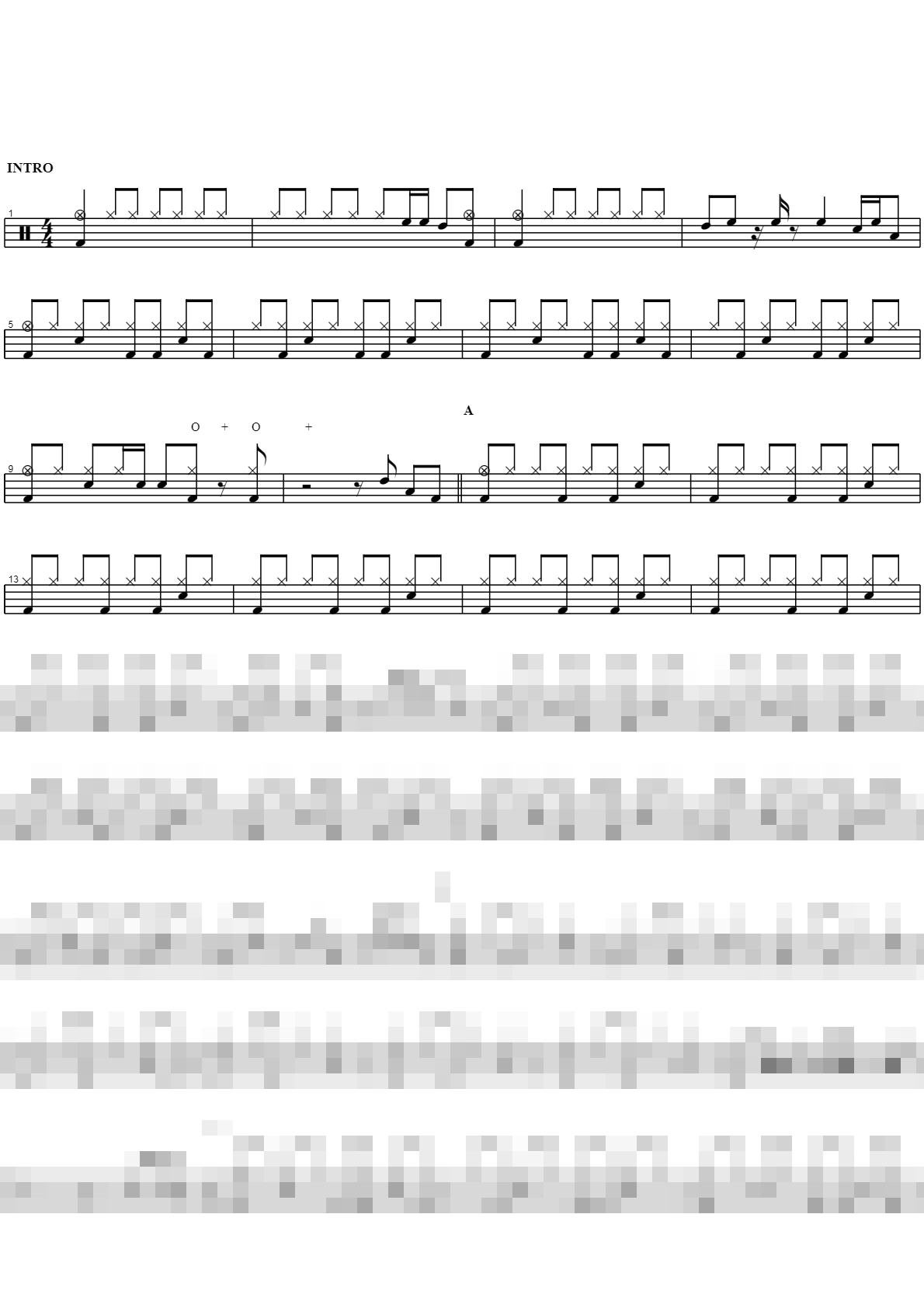 야인 Sheet Music Preview