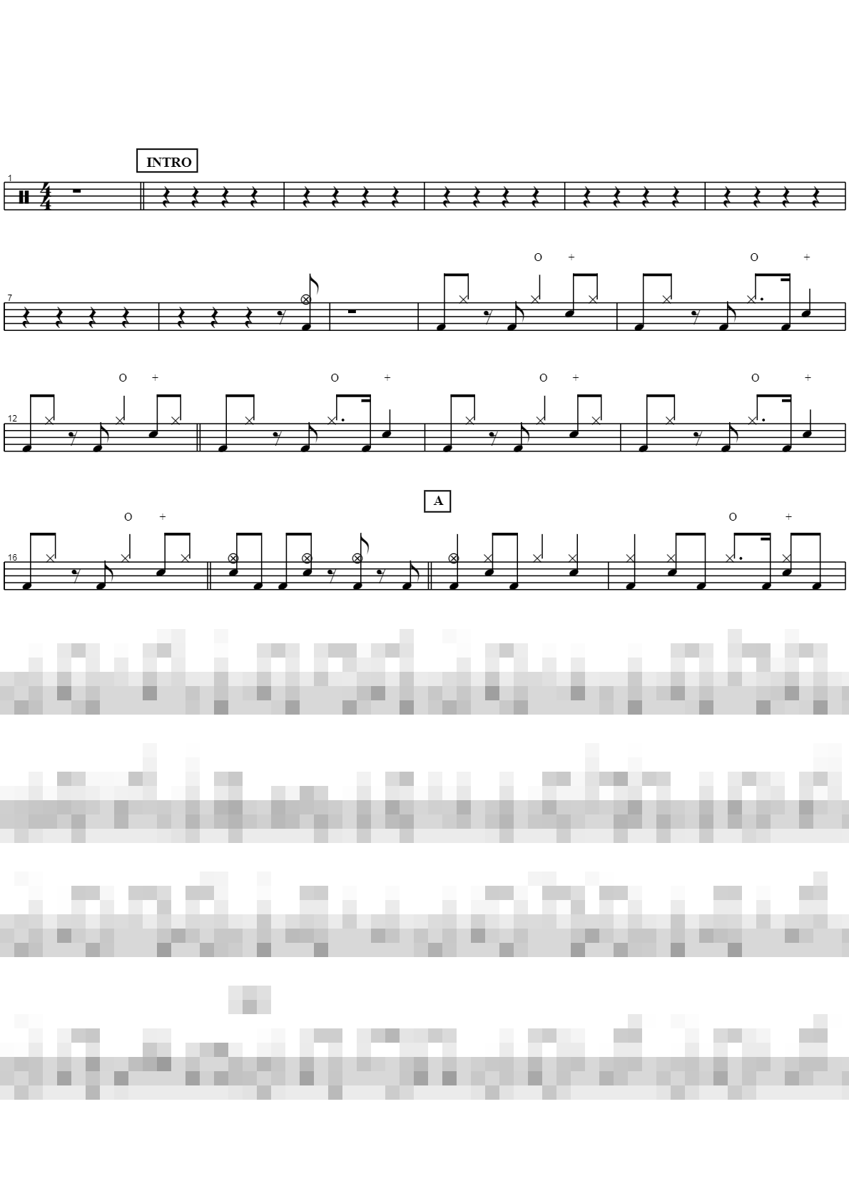 시간속의 향기 Sheet Music Preview