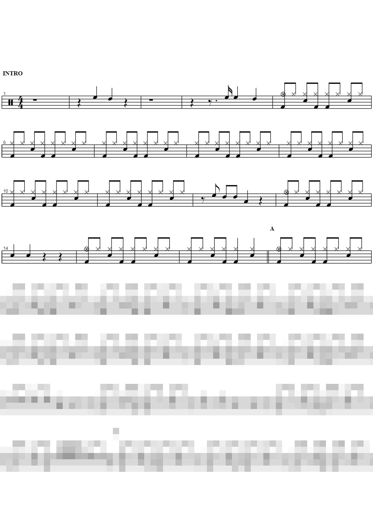 삼각관계 Sheet Music Preview