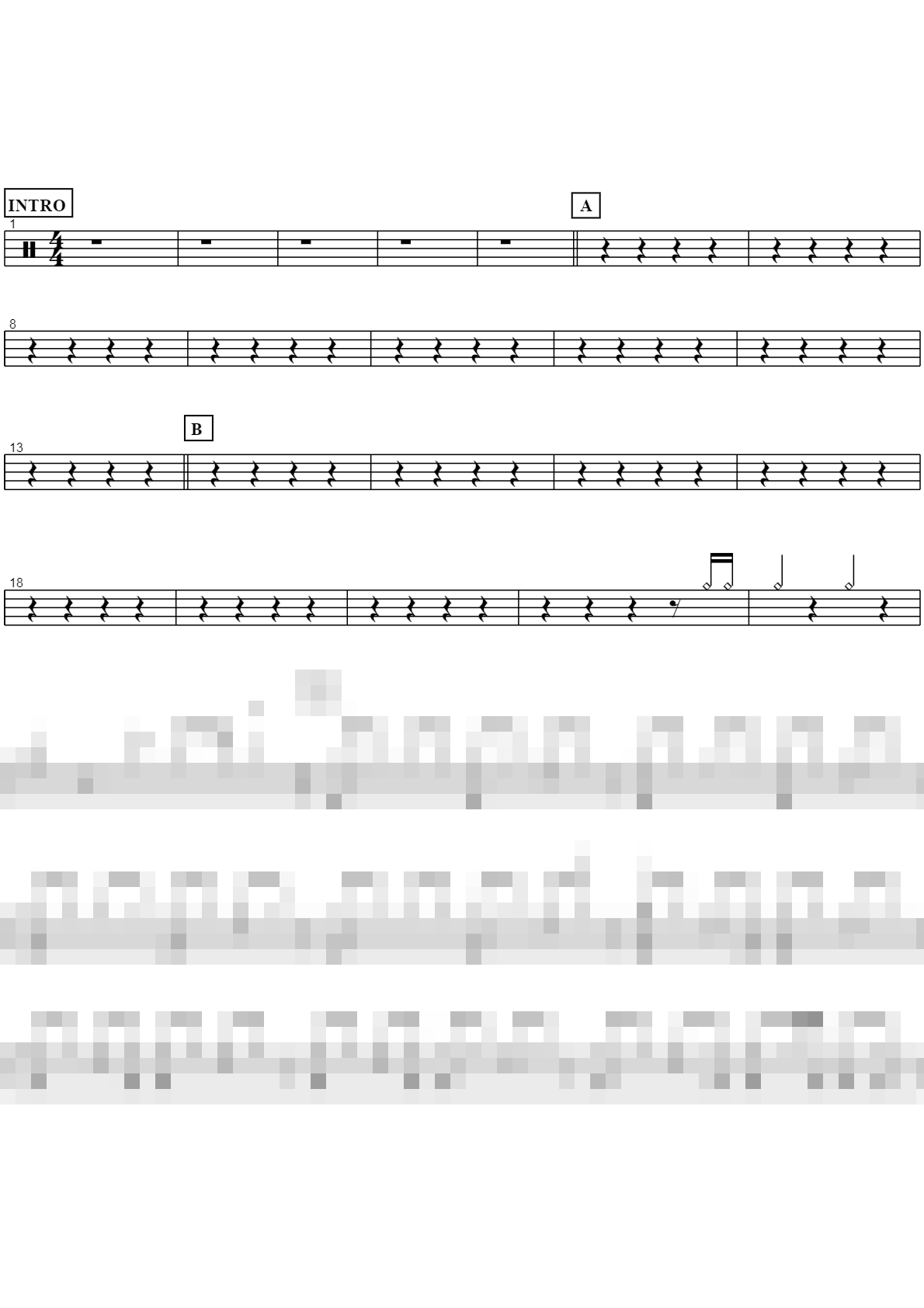 섬김 Sheet Music Preview
