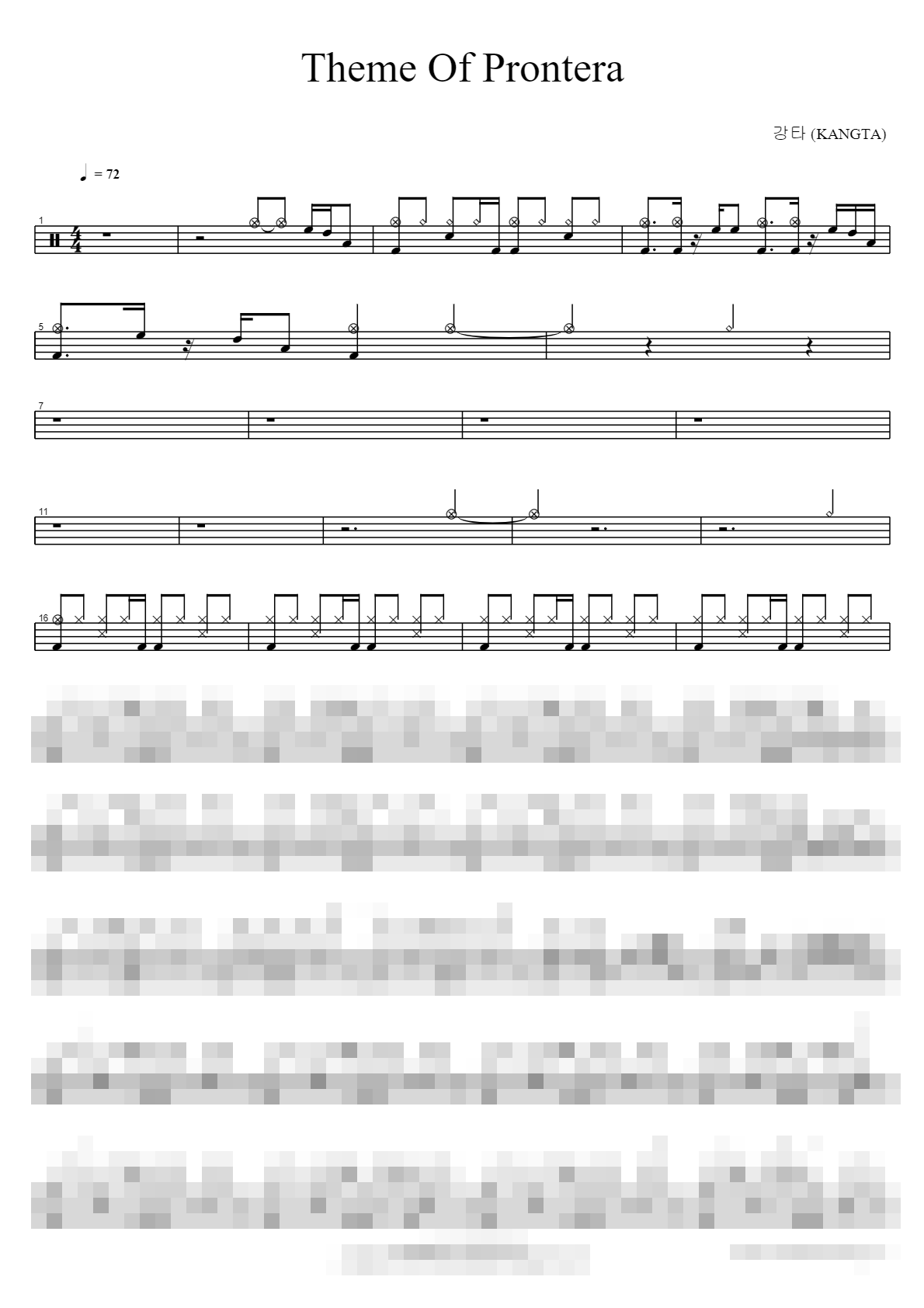 Theme Of Prontera Sheet Music Preview