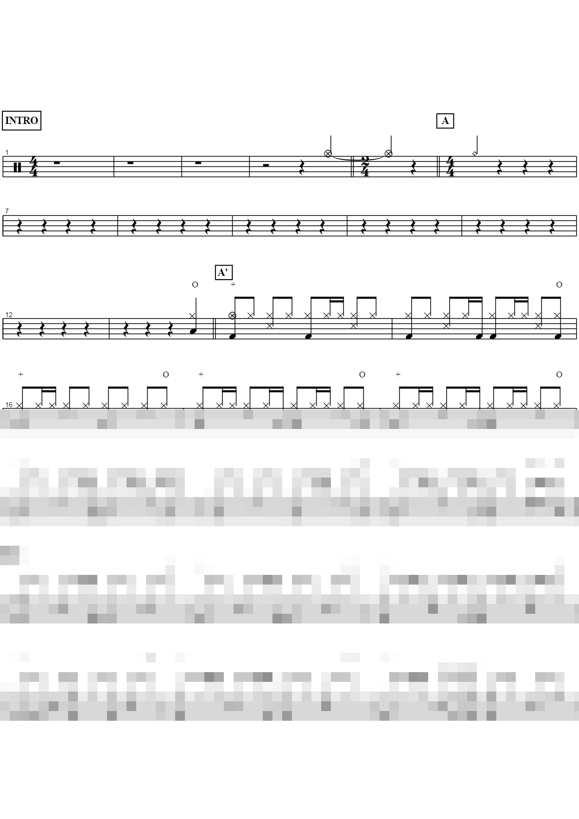혼자만 하는 사랑 Sheet Music Preview