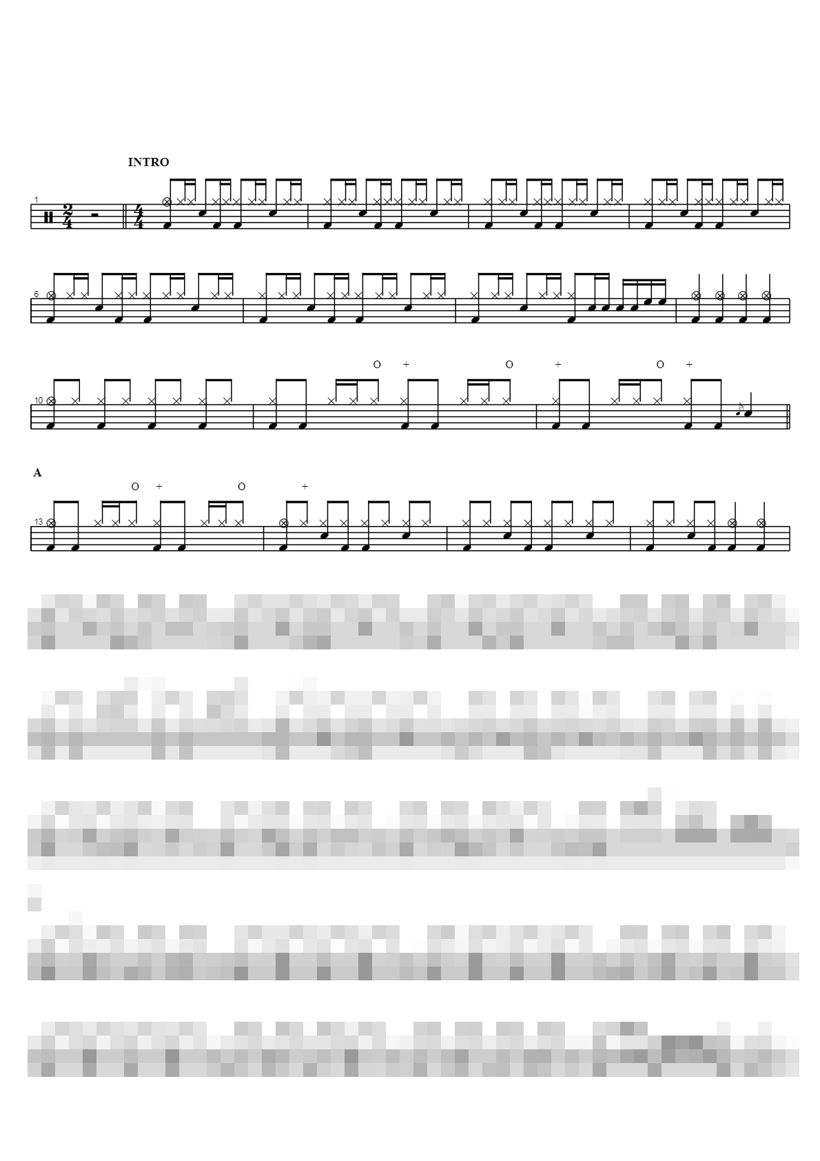 잊지는 않겠어요 Sheet Music Preview