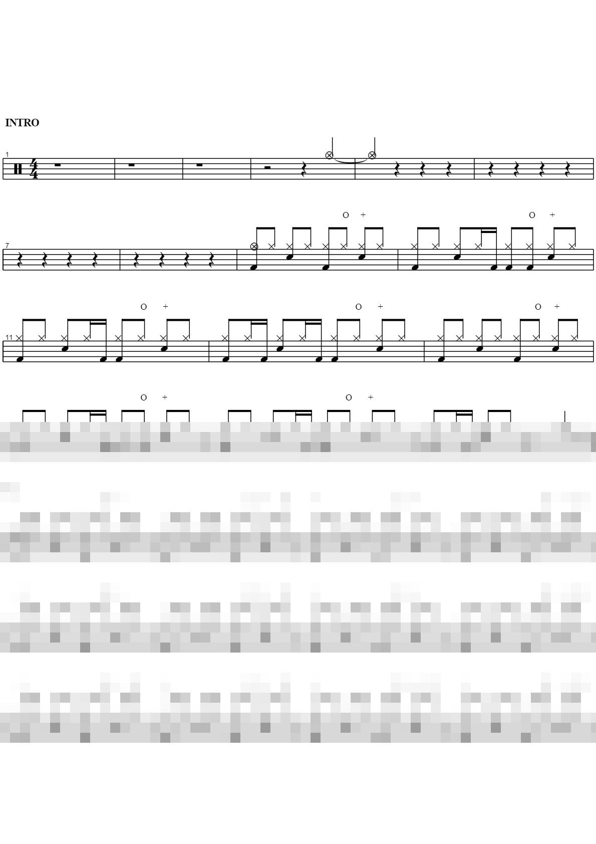 Something Sheet Music Preview